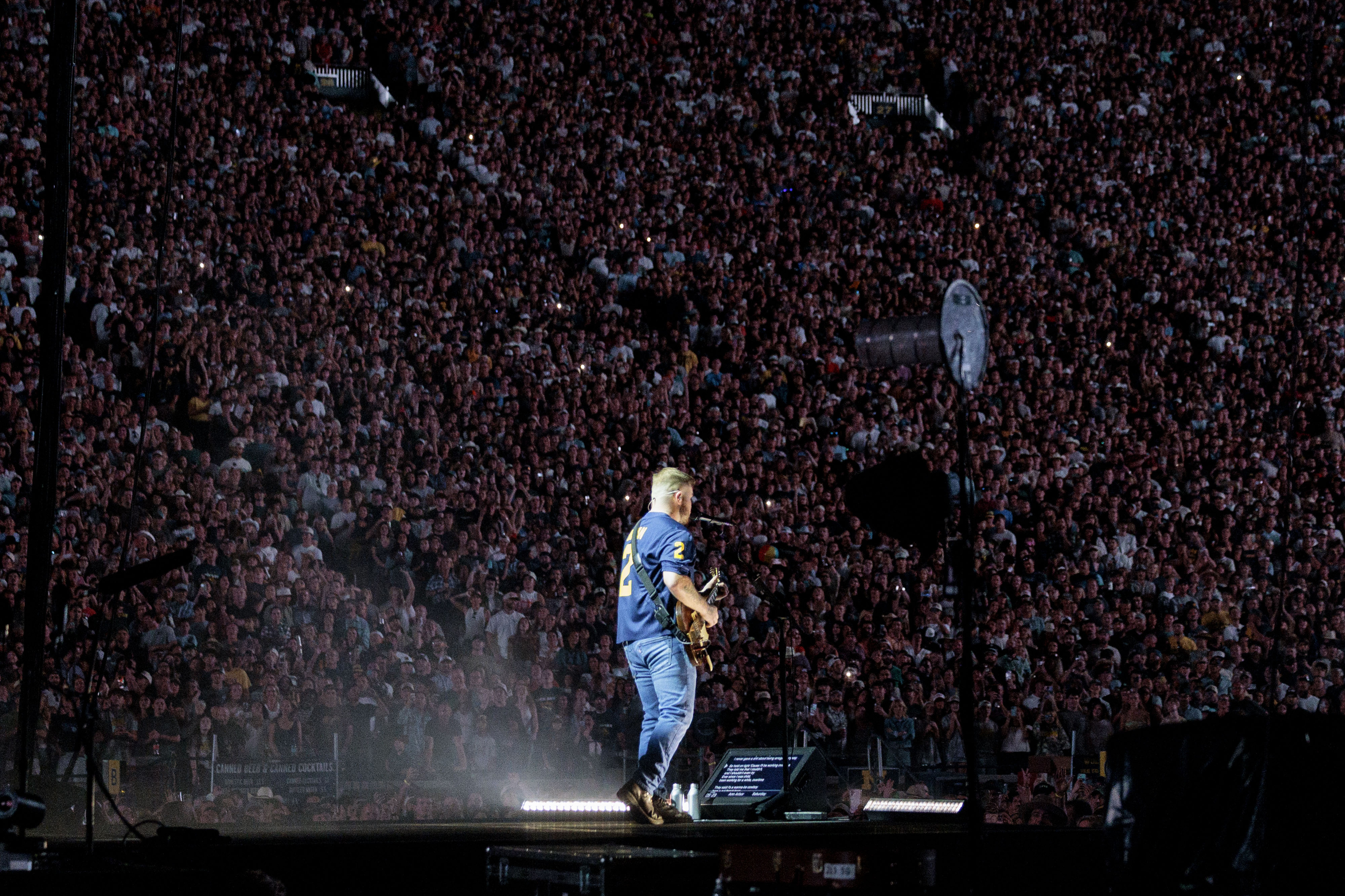 Zach Bryan breaks record for largest concert audience in US at