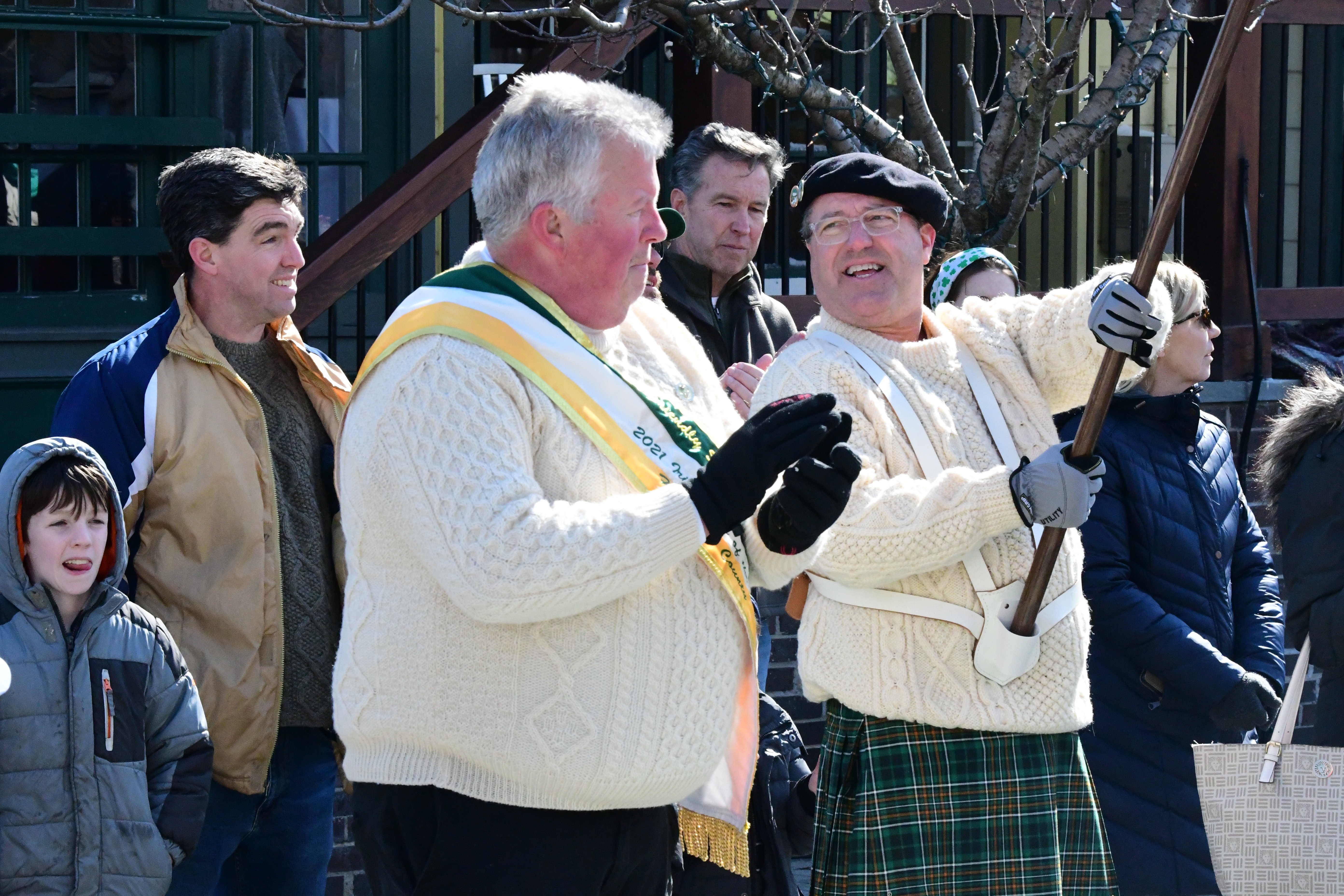 The 2022 St Patrick's Day Parade hosted by the Friendly Sons of St Patrick Hunterdon County took place in Clinton on March 13. Here, members of The Friendly Sons of St. Patrick Hunterdon County.