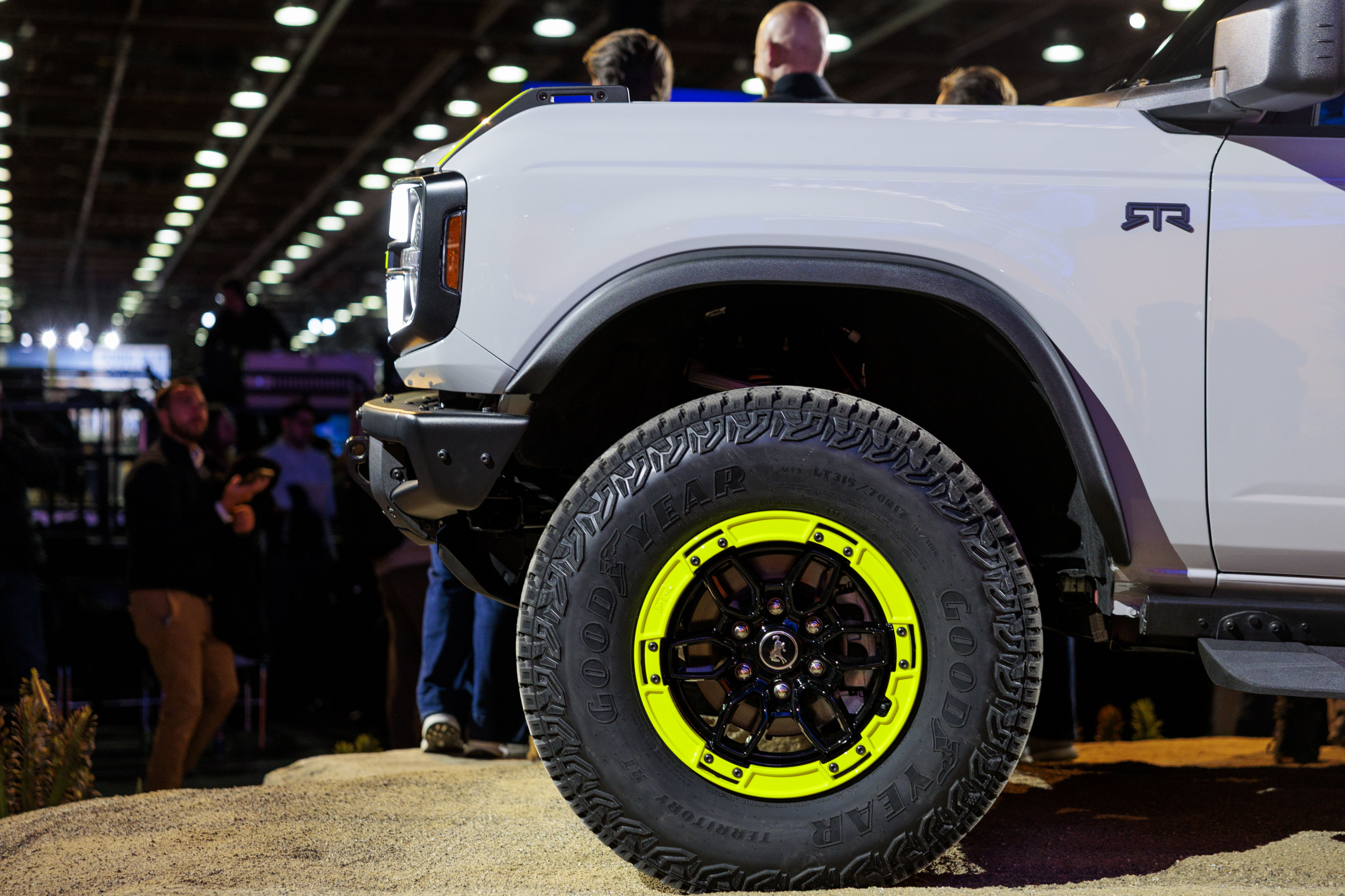 The Ford Bronco RTR, unveiled during a Ford Motor Company event ahead of the Detroit Auto Show at Huntinton Place in Detroit on Tuesday, Jan. 13 2026.