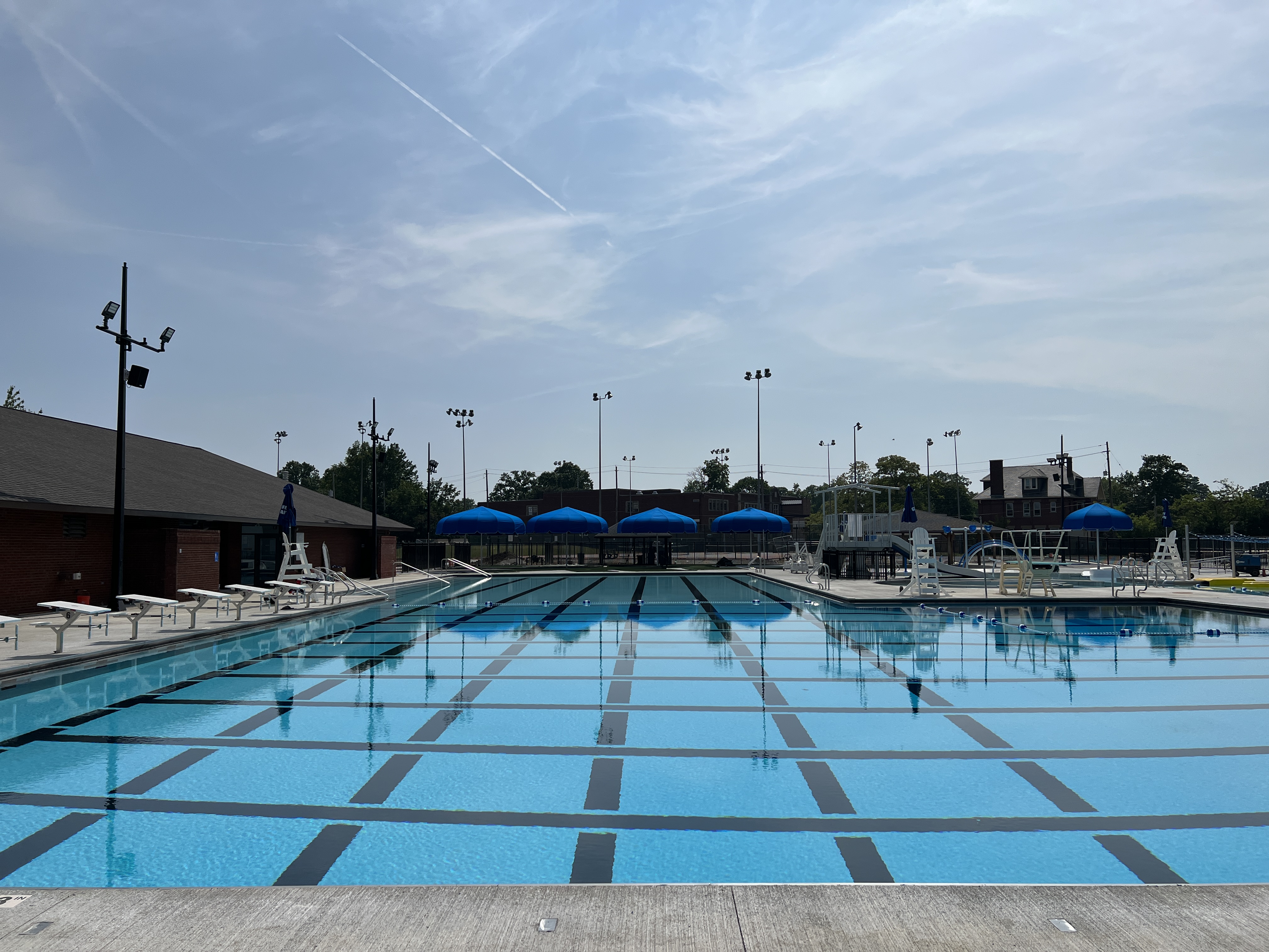 The recently renovated Charles A. Foster Pool is located in Lakewood ...