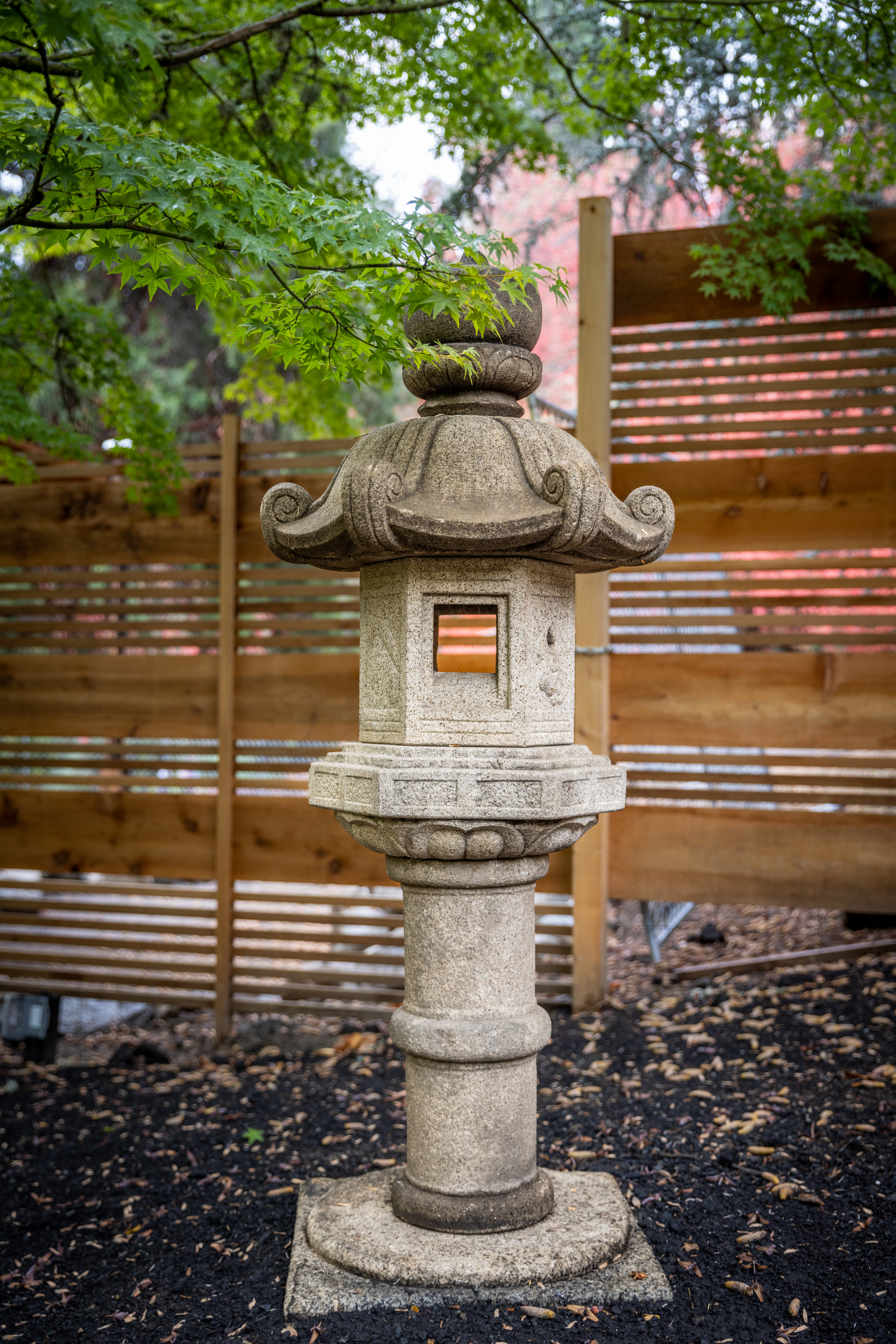 Ashland Japanese garden stone lanterns - oregonlive.com