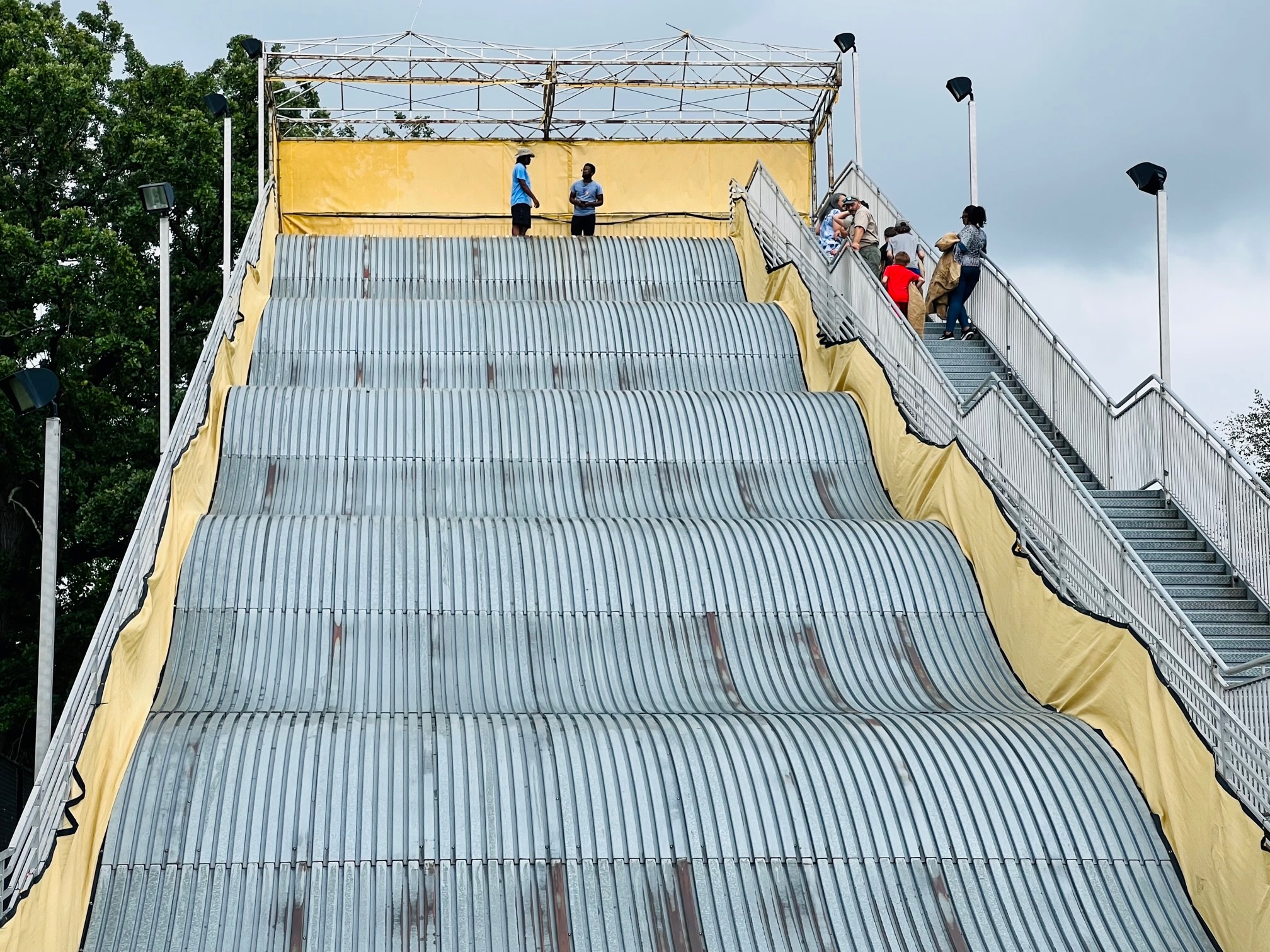 Detroit's Belle Isle Giant Slide