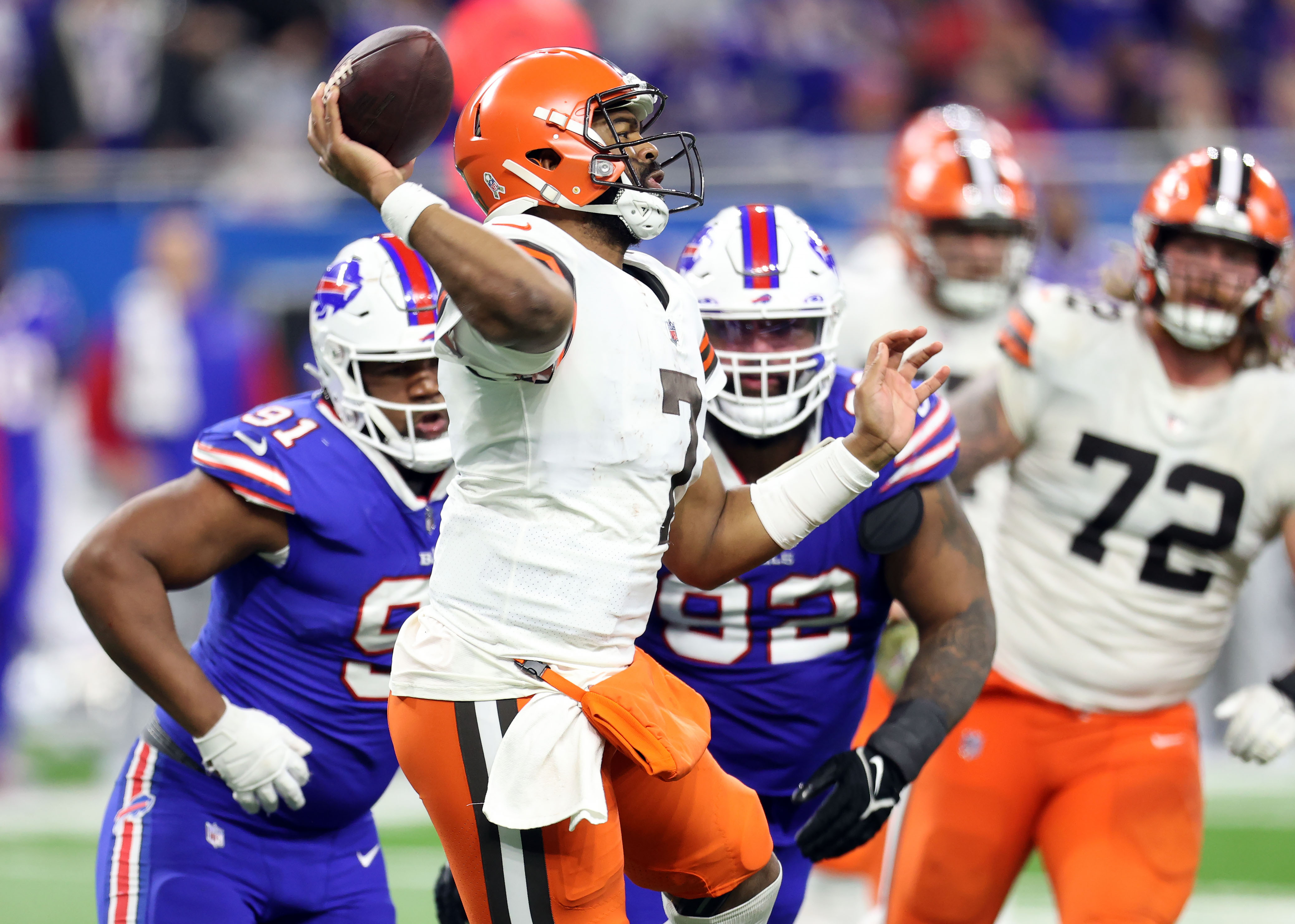 Deshaun Watson's 4 TDs lead Texans' Thanksgiving win over Lions