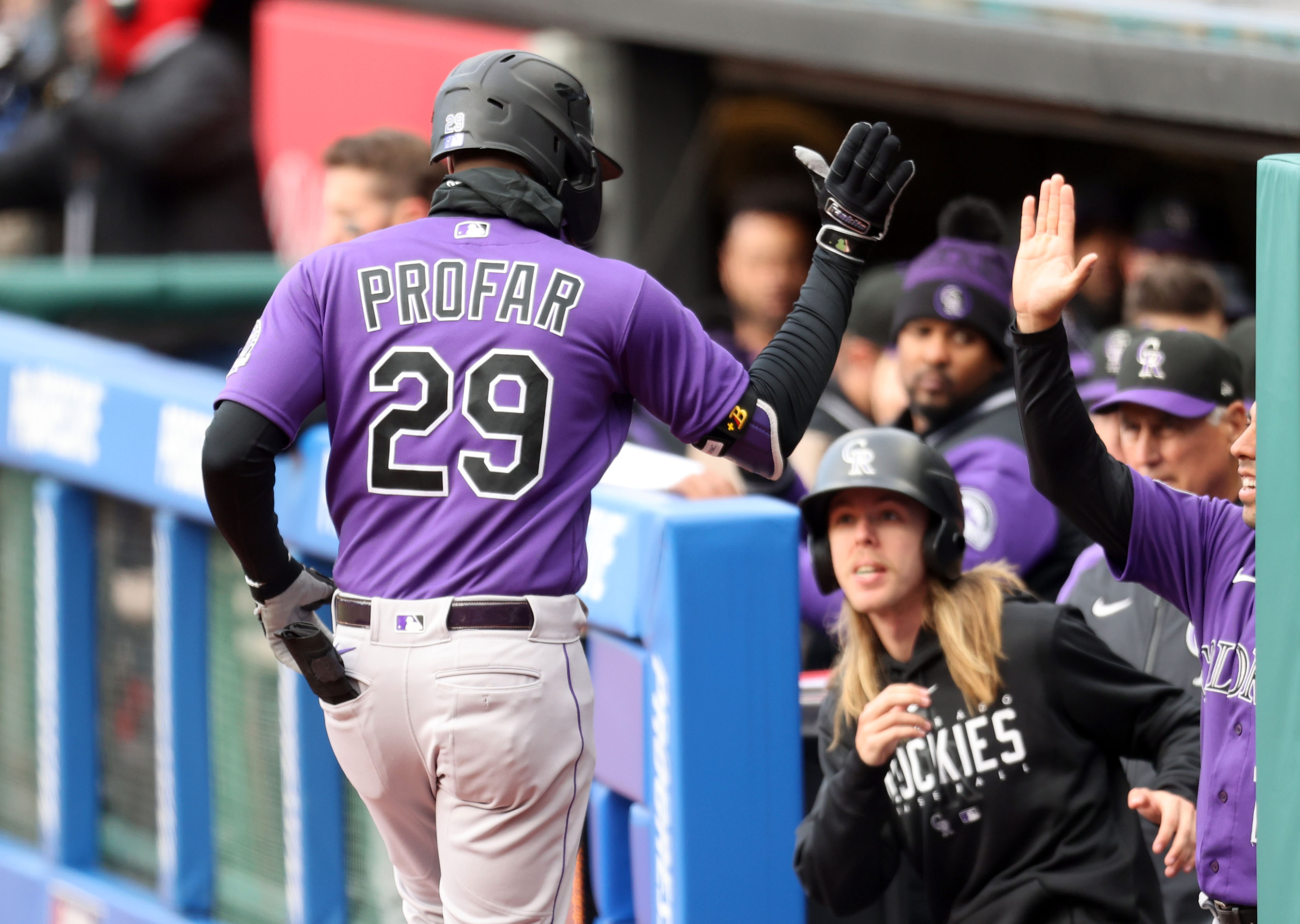 Jurickson Profar, after visa complications, finally takes the field with  the Rockies, Colorado Rockies