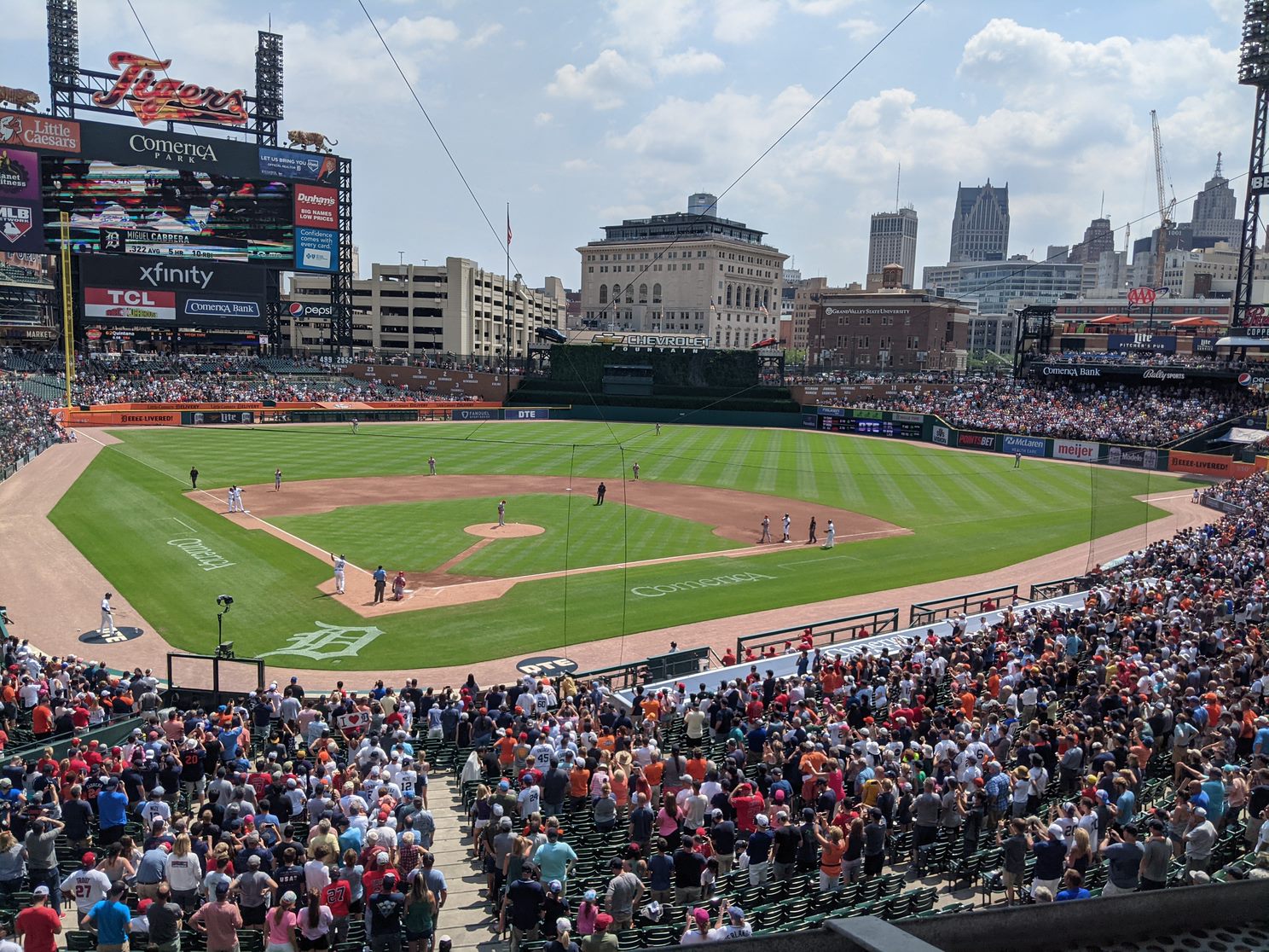 Detroit Tigers Opening Day forecast: cloudy, rain likely