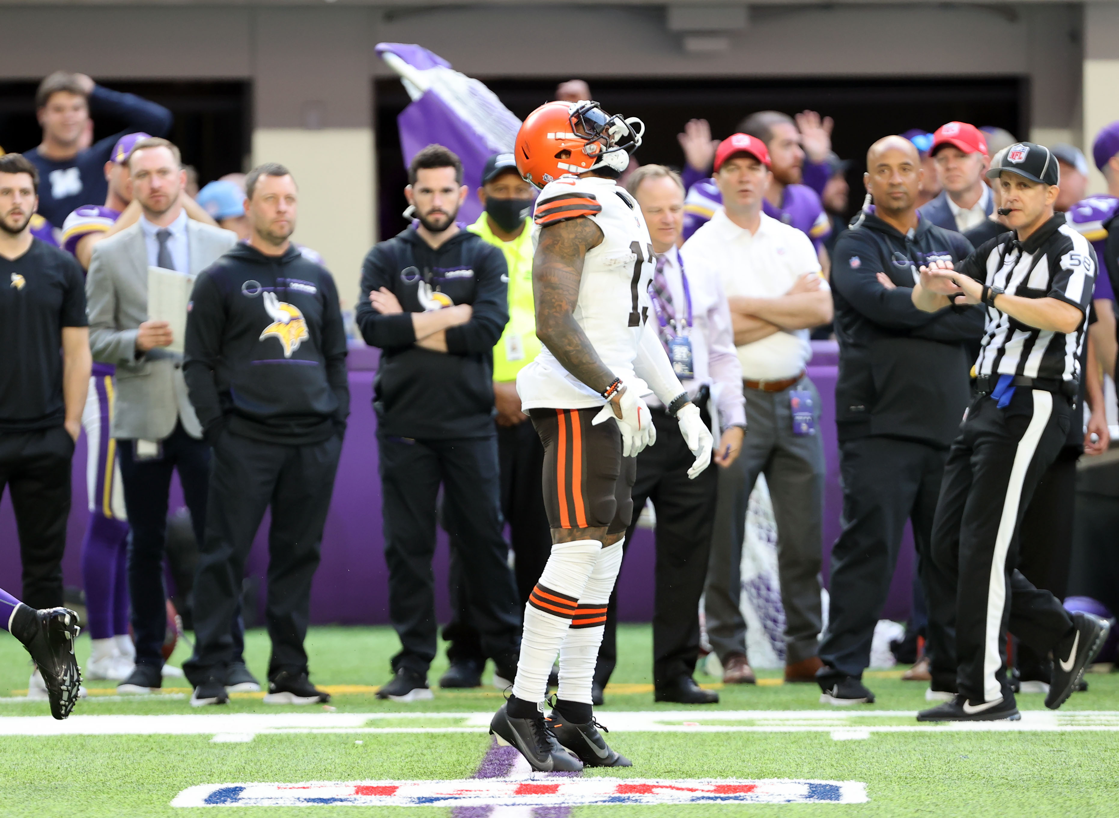 Why Baker Mayfield and Odell Beckham Jr. failed to connect on that third  and 5 at the end of the victory over the Vikings 