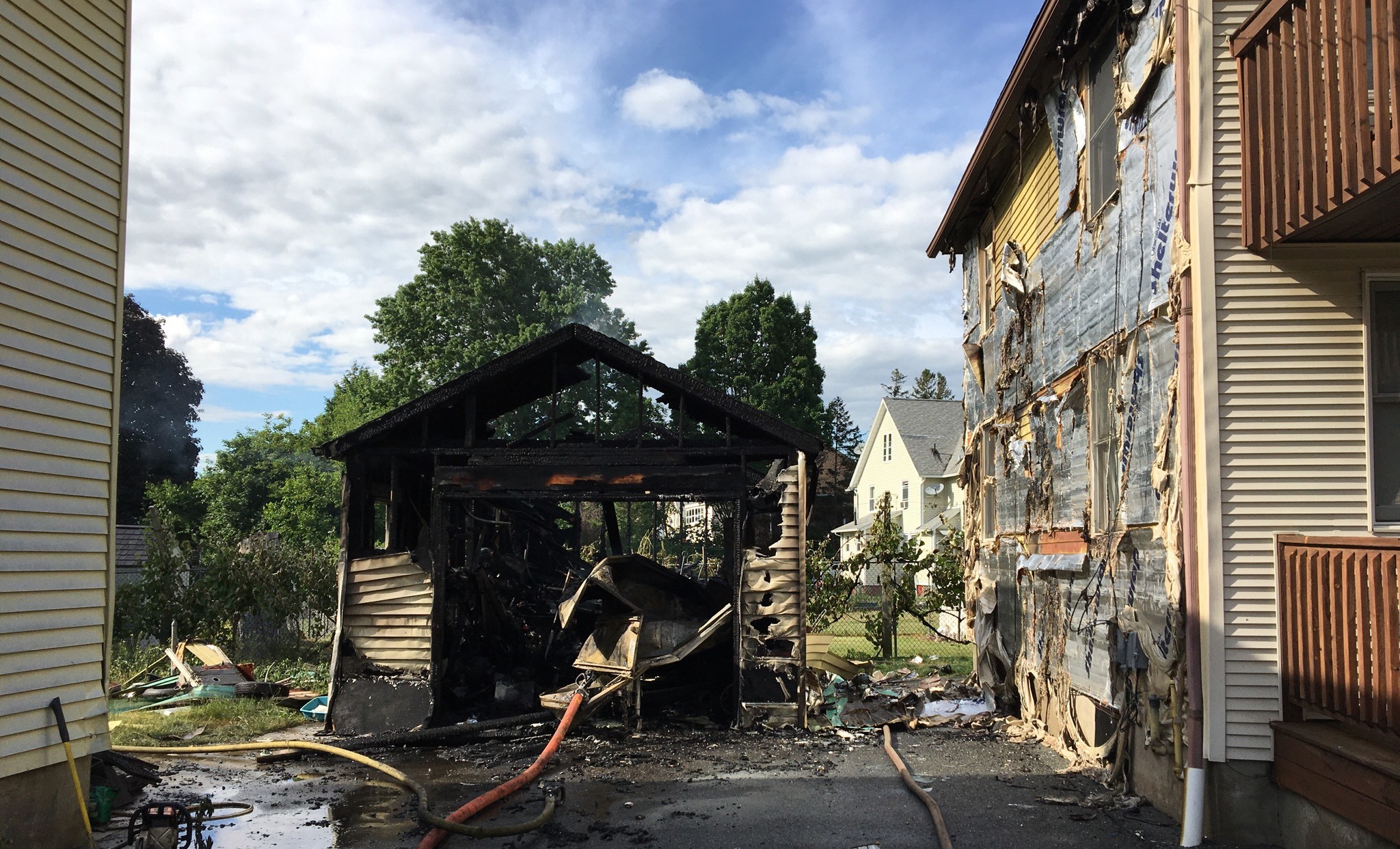 Ludlow fire on Hubbard Street