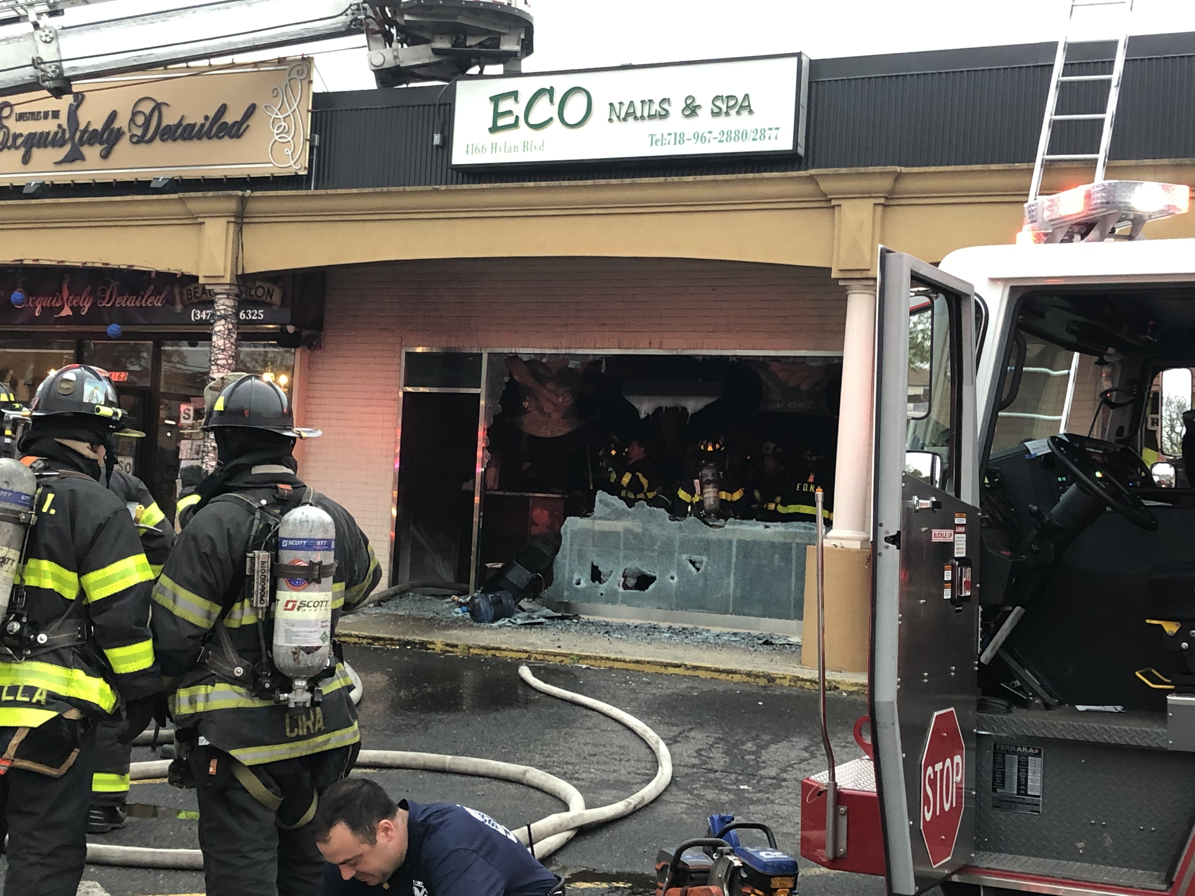 FDNY on scene of fire at strip mall in Great Kills - silive.com