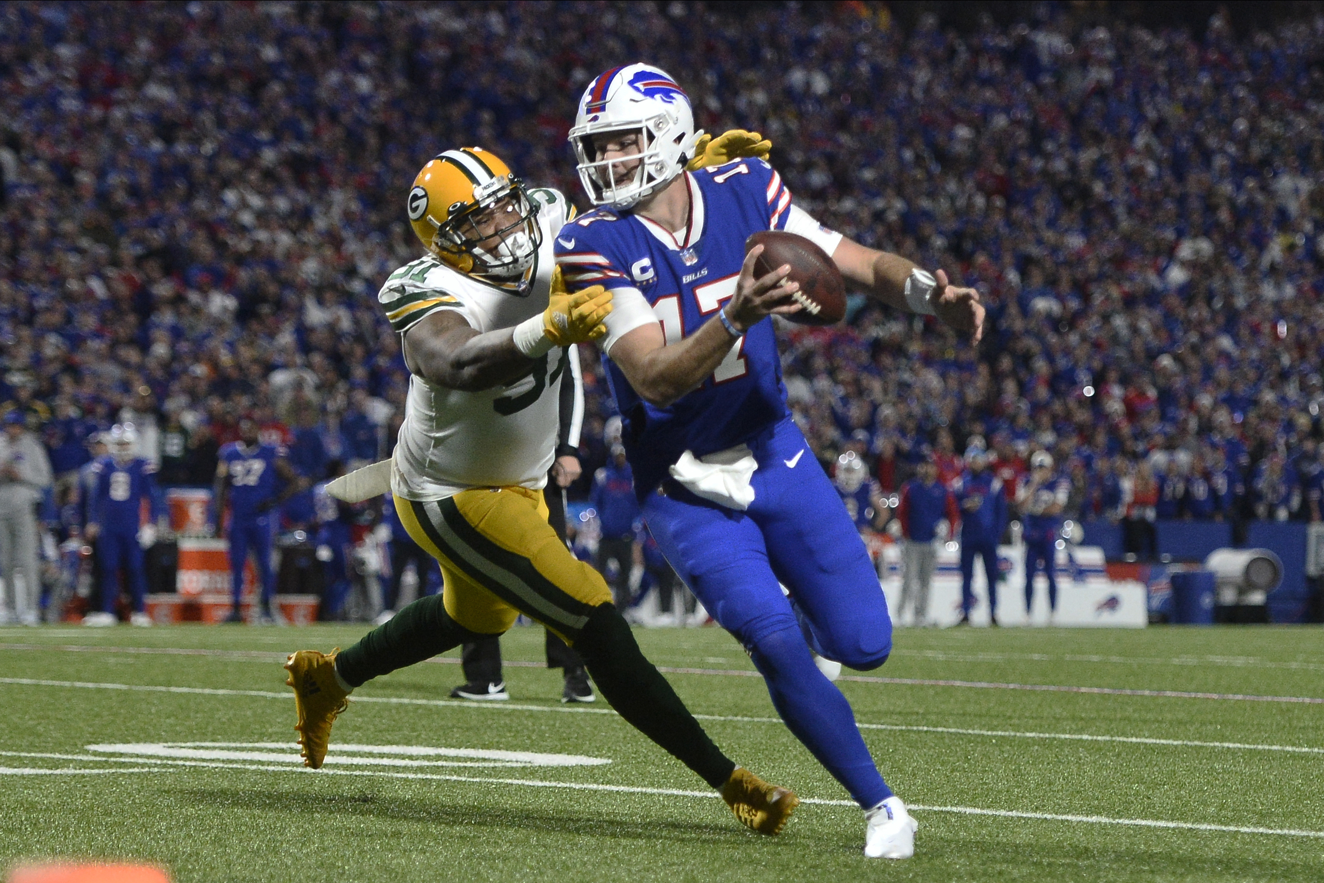 Buffalo Bills vs. Green Bay Packers Sunday Night Football inactives 