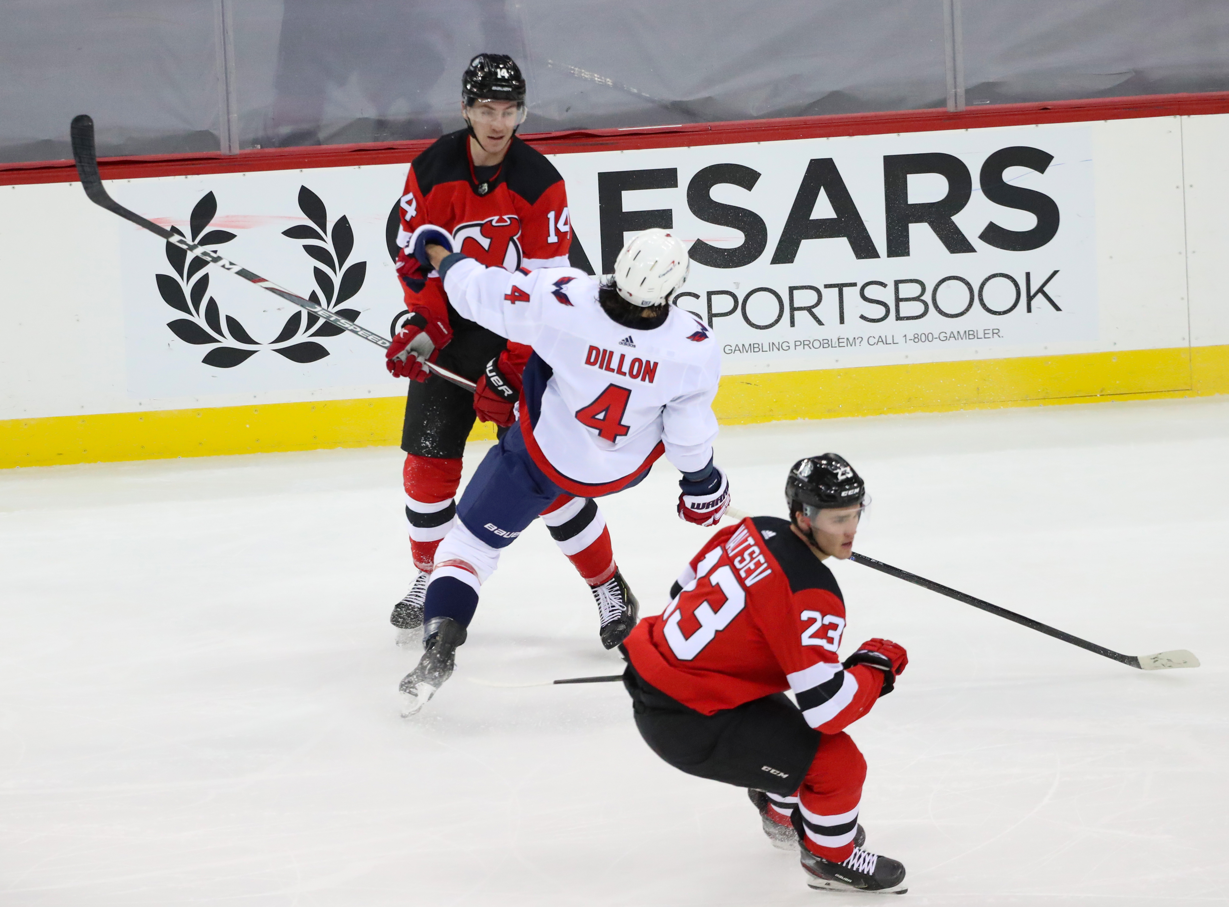 Kyle Palmieri New Jersey Devils Adidas Authentic Away NHL Hockey Jerse