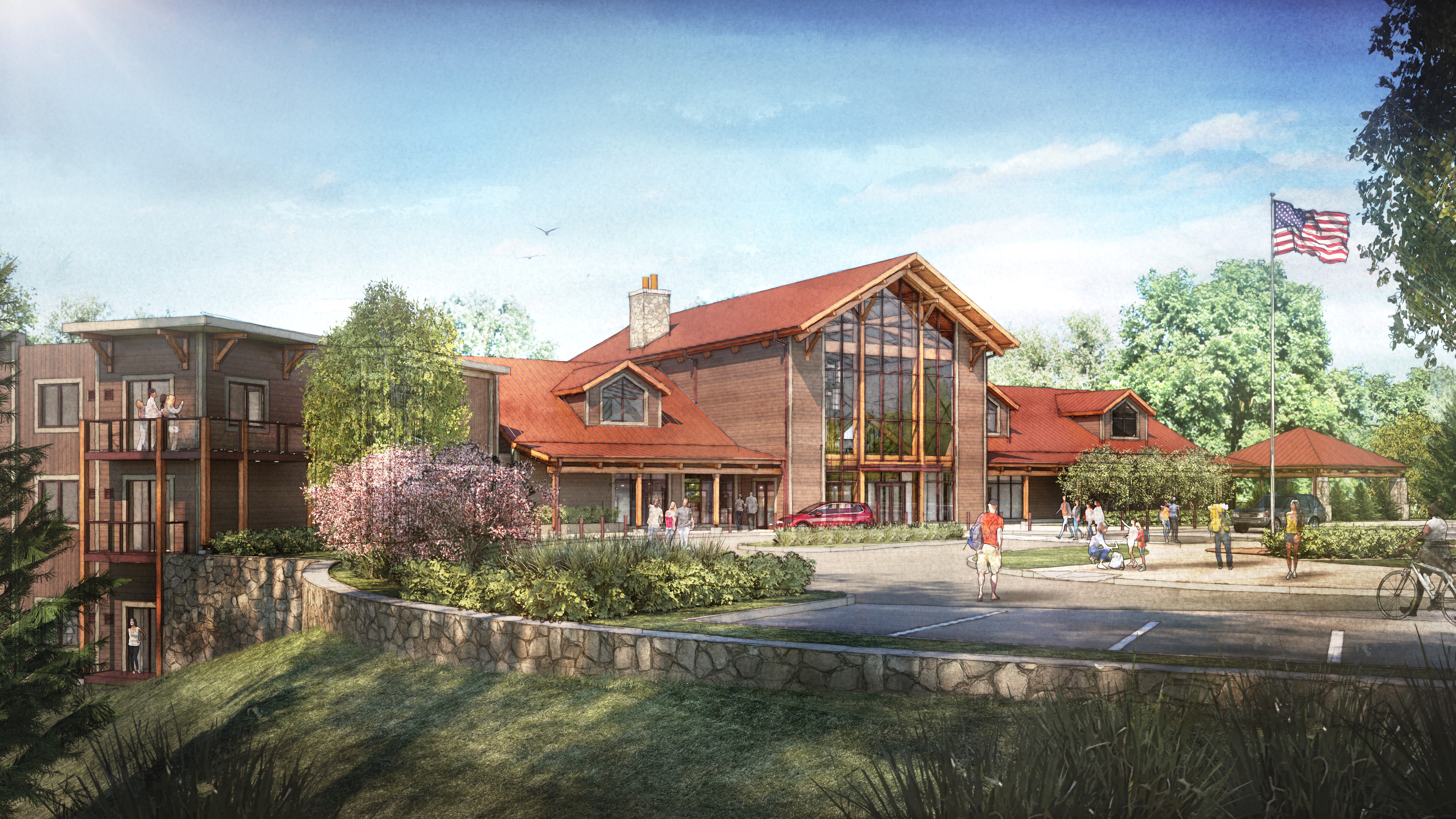 New lodge under construction at Hocking Hills State Park, will include  overnight rooms - cleveland.com