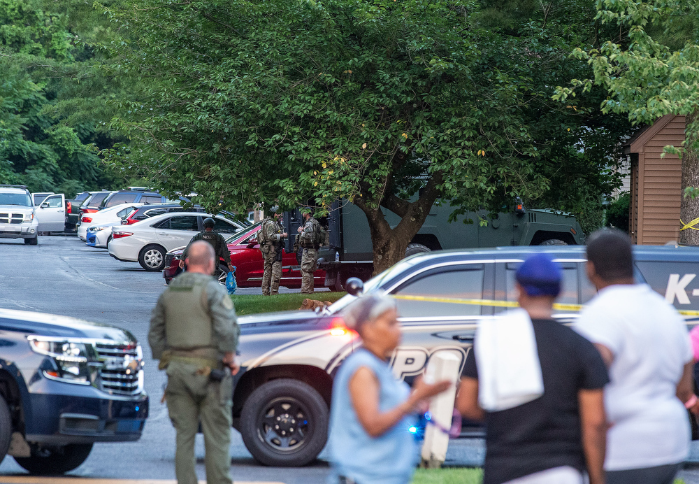 Police on the scene at standoff in Lower Paxton Twp.