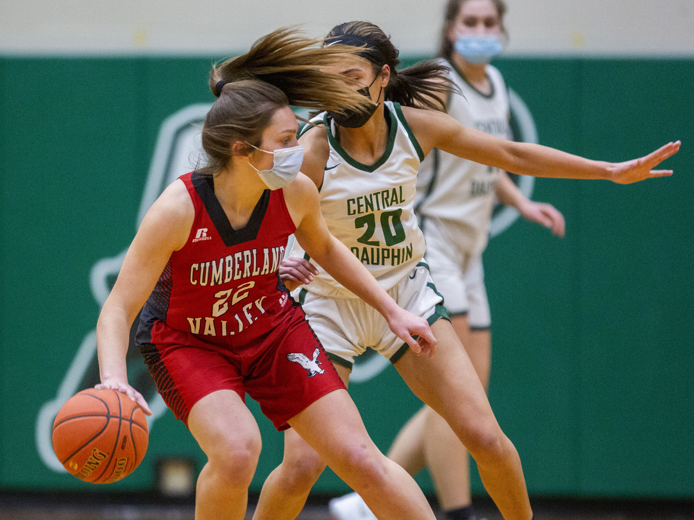 Cumberland Valley Girls Take On Central Dauphin In Basketball ...