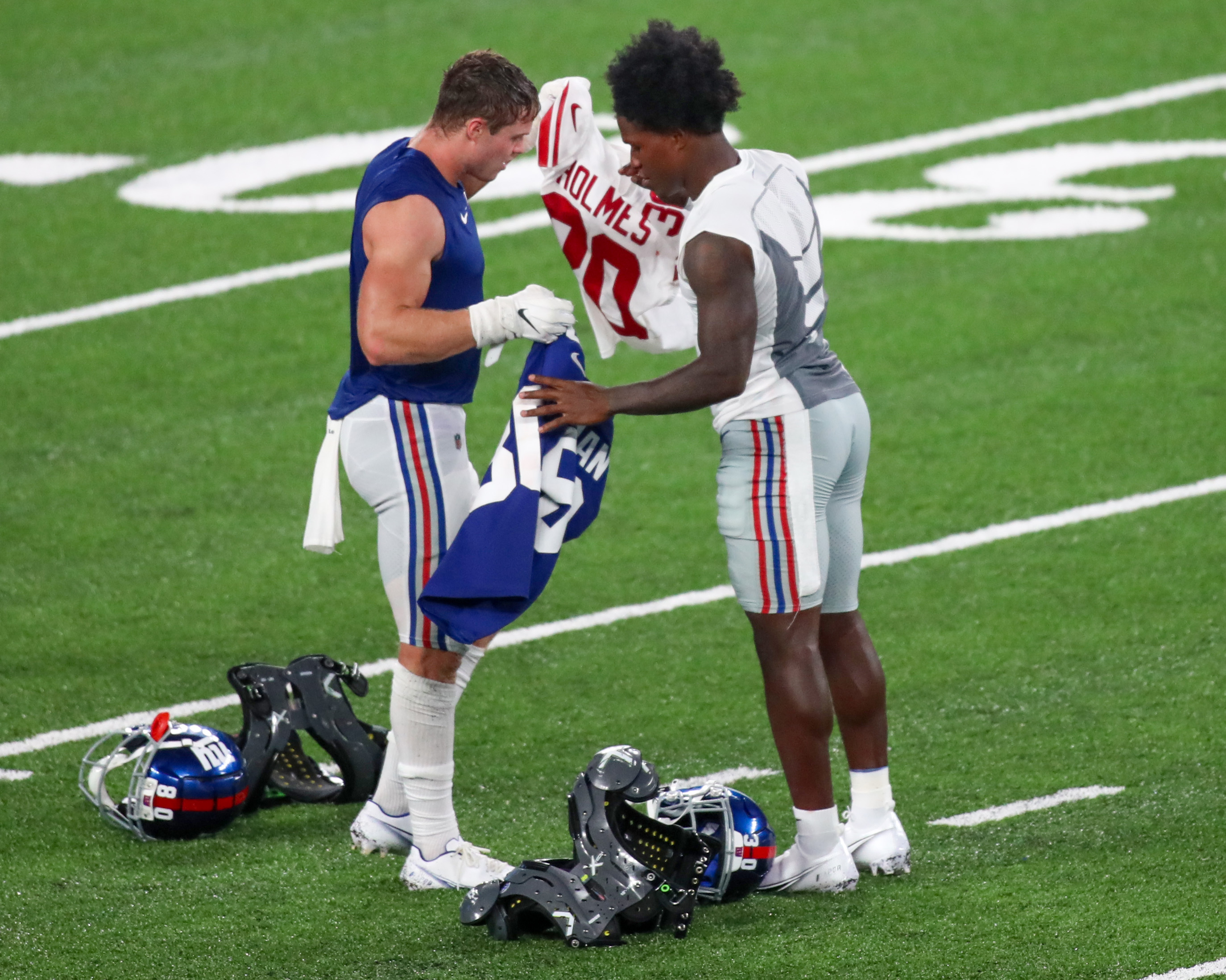 Giants Blue White Scrimmage August 28, 2020