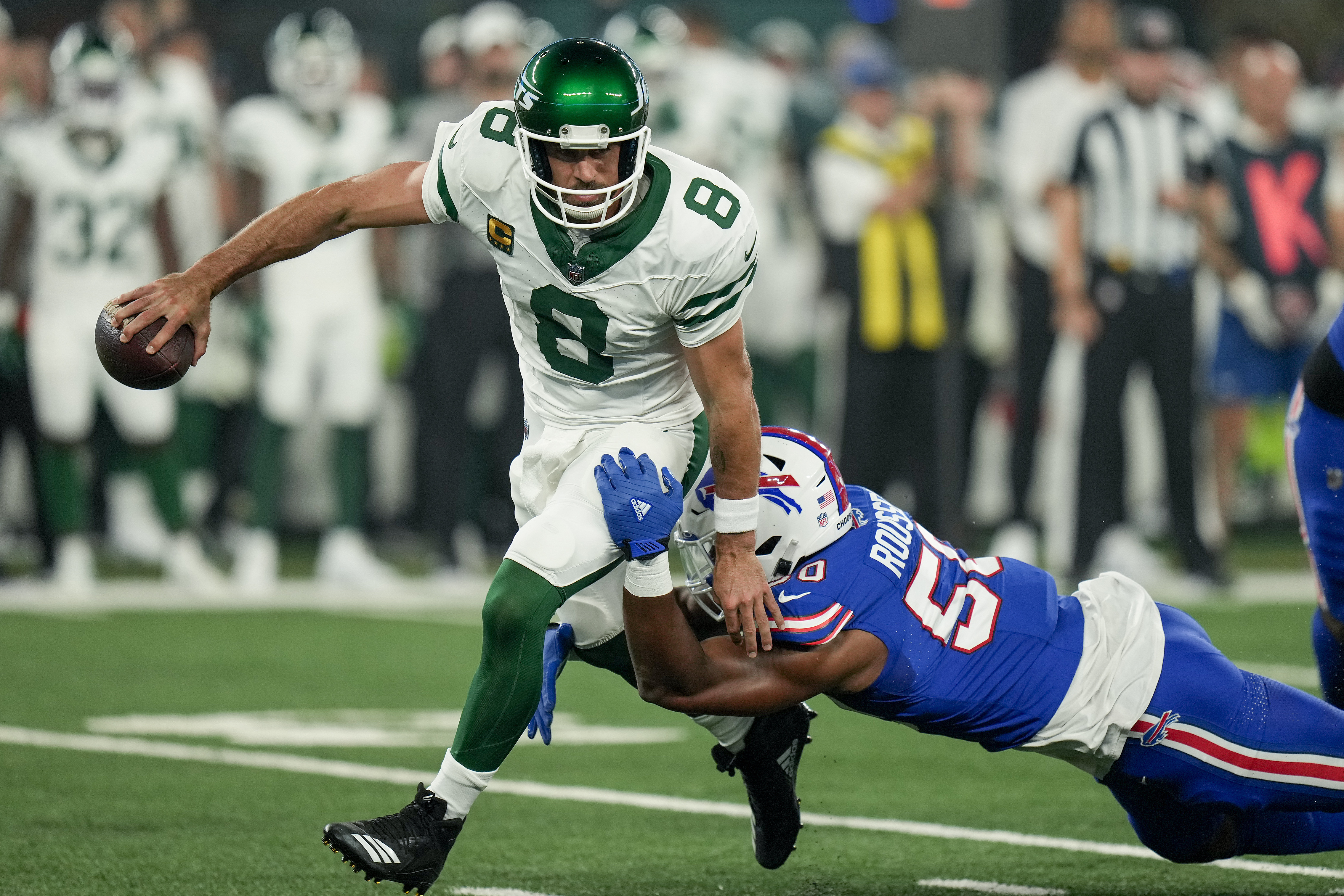 Giants LB Jihad Ward Sends Warning to Jets QB Aaron Rodgers