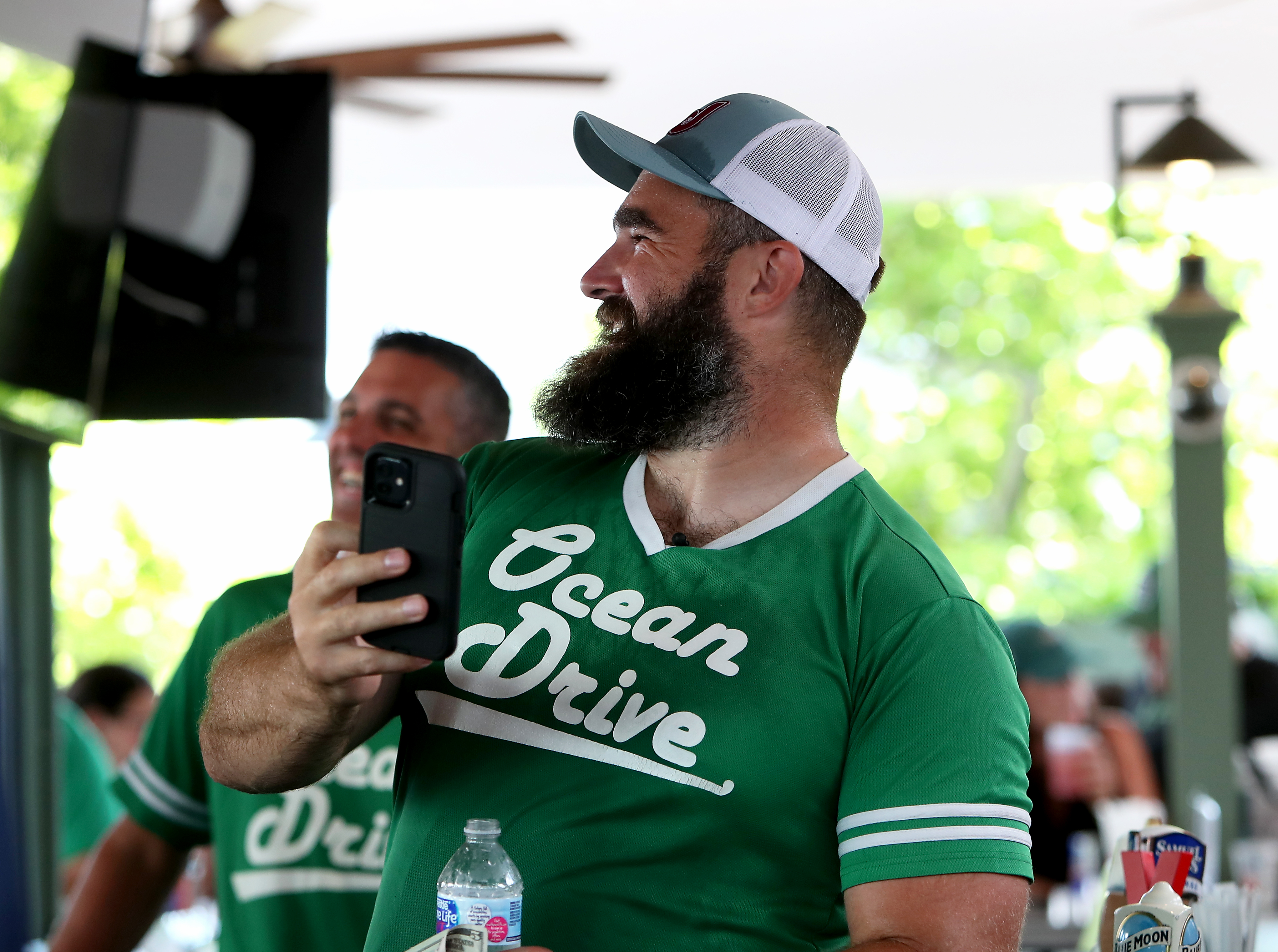 Jason Kelce, Other Eagles Land in Sea Isle