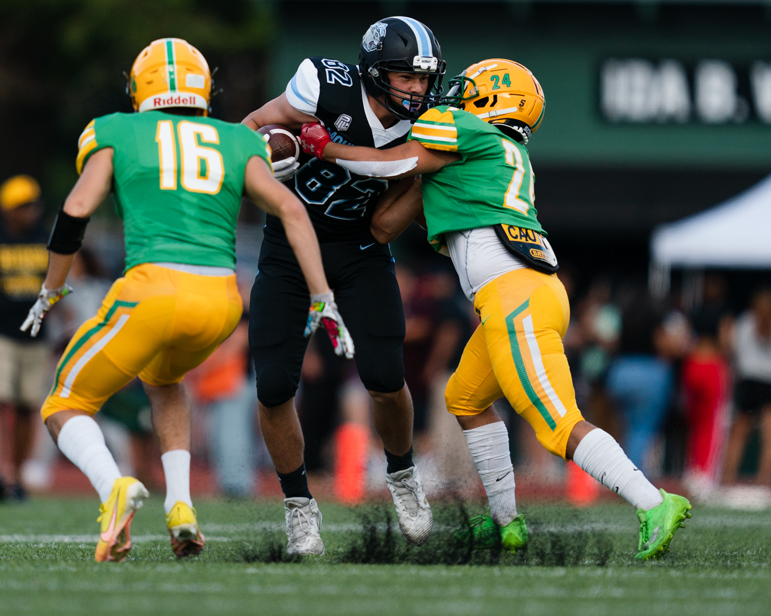 Cleveland football at PIL jamboree 