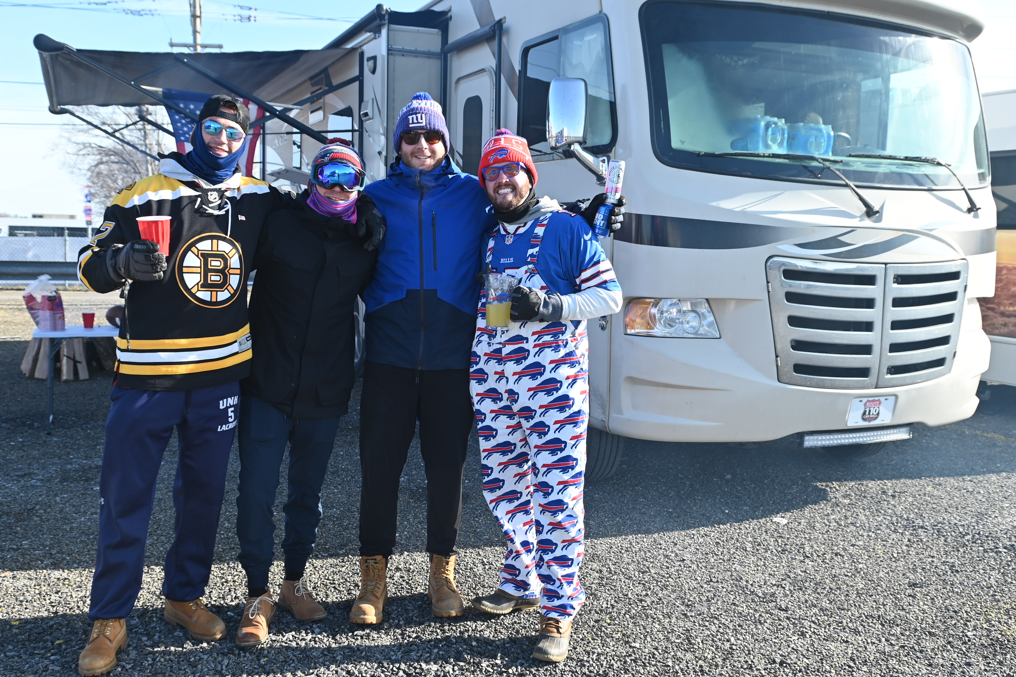 Bills Fans tailgating before the NFL Wild Card Game at Highmark Stadium -  2022 Buffalo Bills - Bills Fans