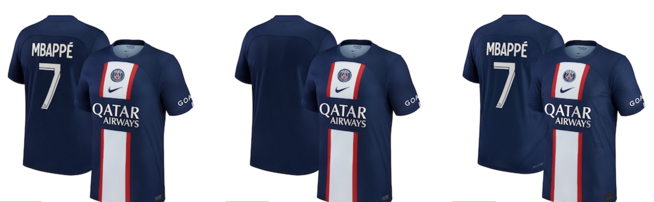 Men's Replica Nike Kylian Mbappe Paris Saint-Germain Third Jersey