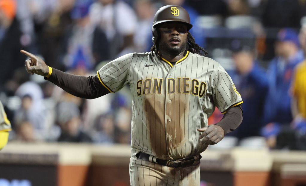 Josh Bell Game-Used Mother's Day Jersey and Hat (1 for 3, HR, 2