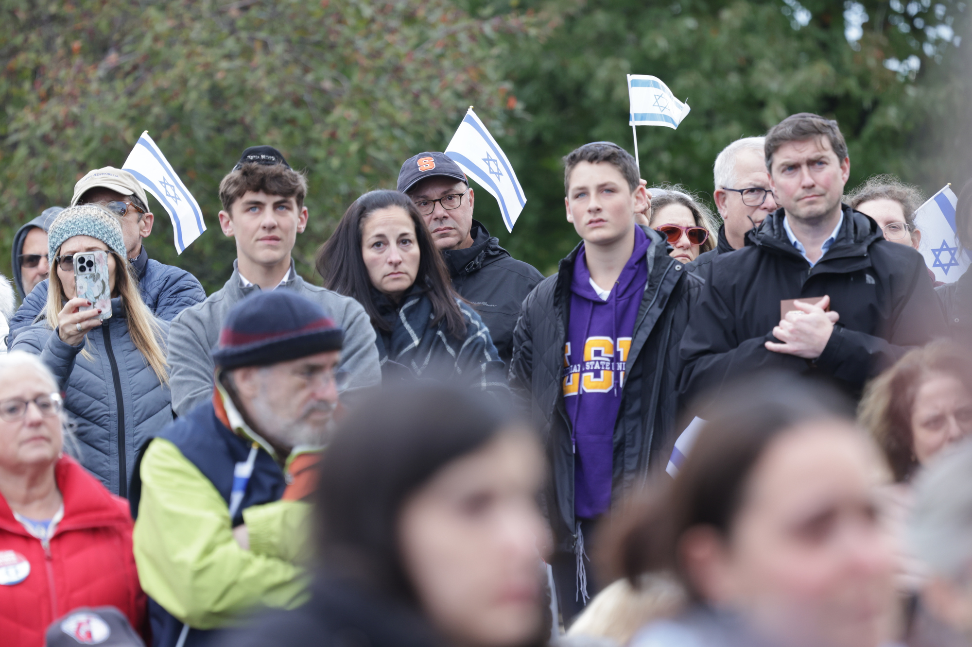 Rally for Israel at the Jewish Federation of Cleveland in Beachwood ...