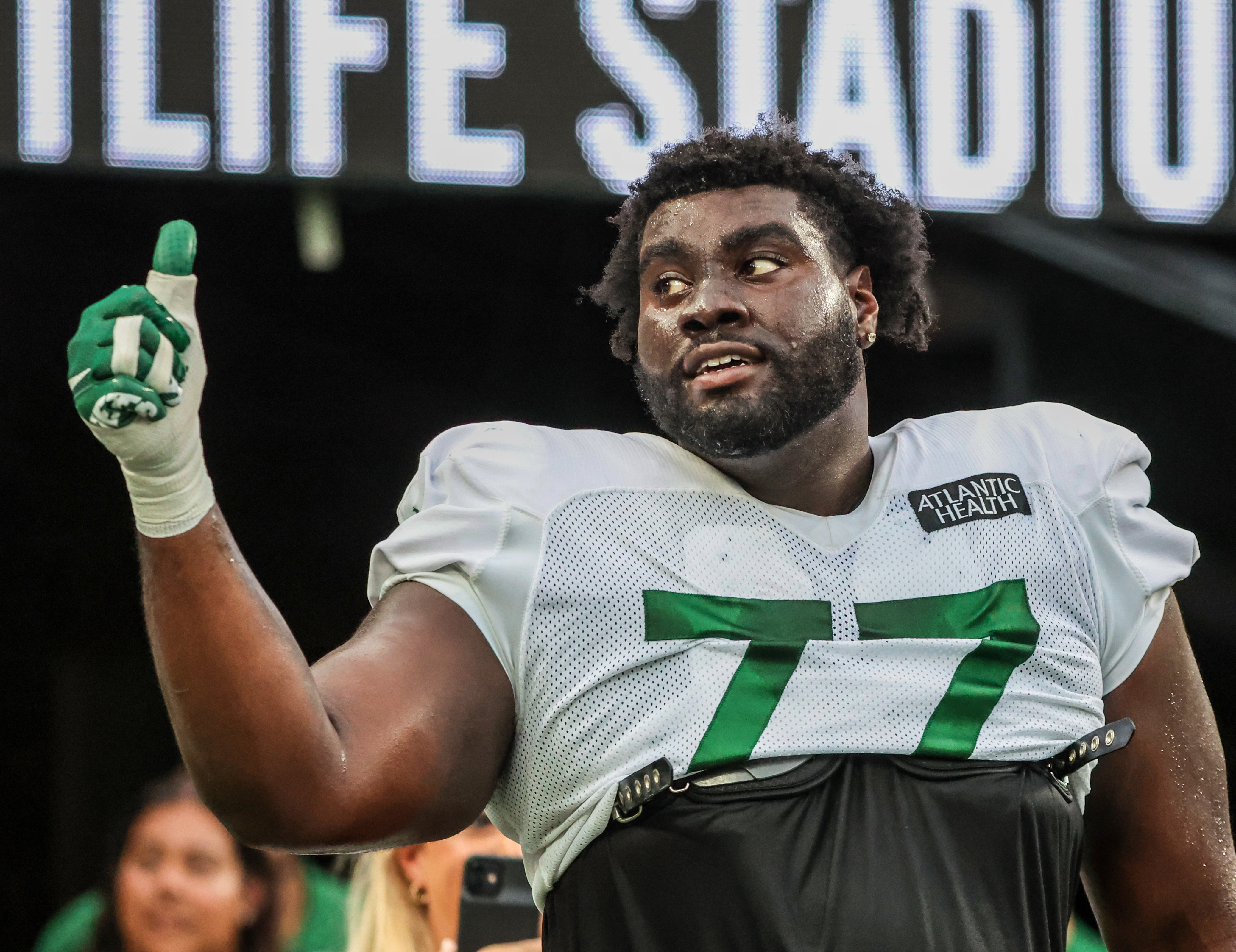 Jets' Mekhi Becton eyes new number if NFL changes jersey rule