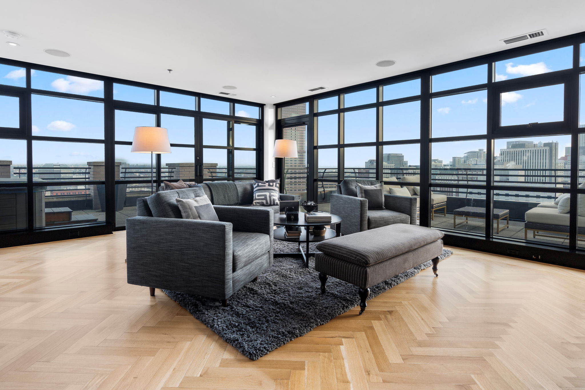 Image showcasing Two-level Portland penthouse - oregonlive.com
