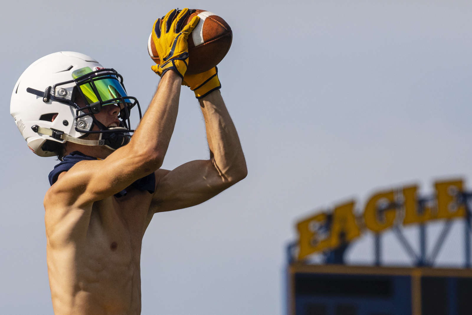 Hudsonville High School football practice 2020