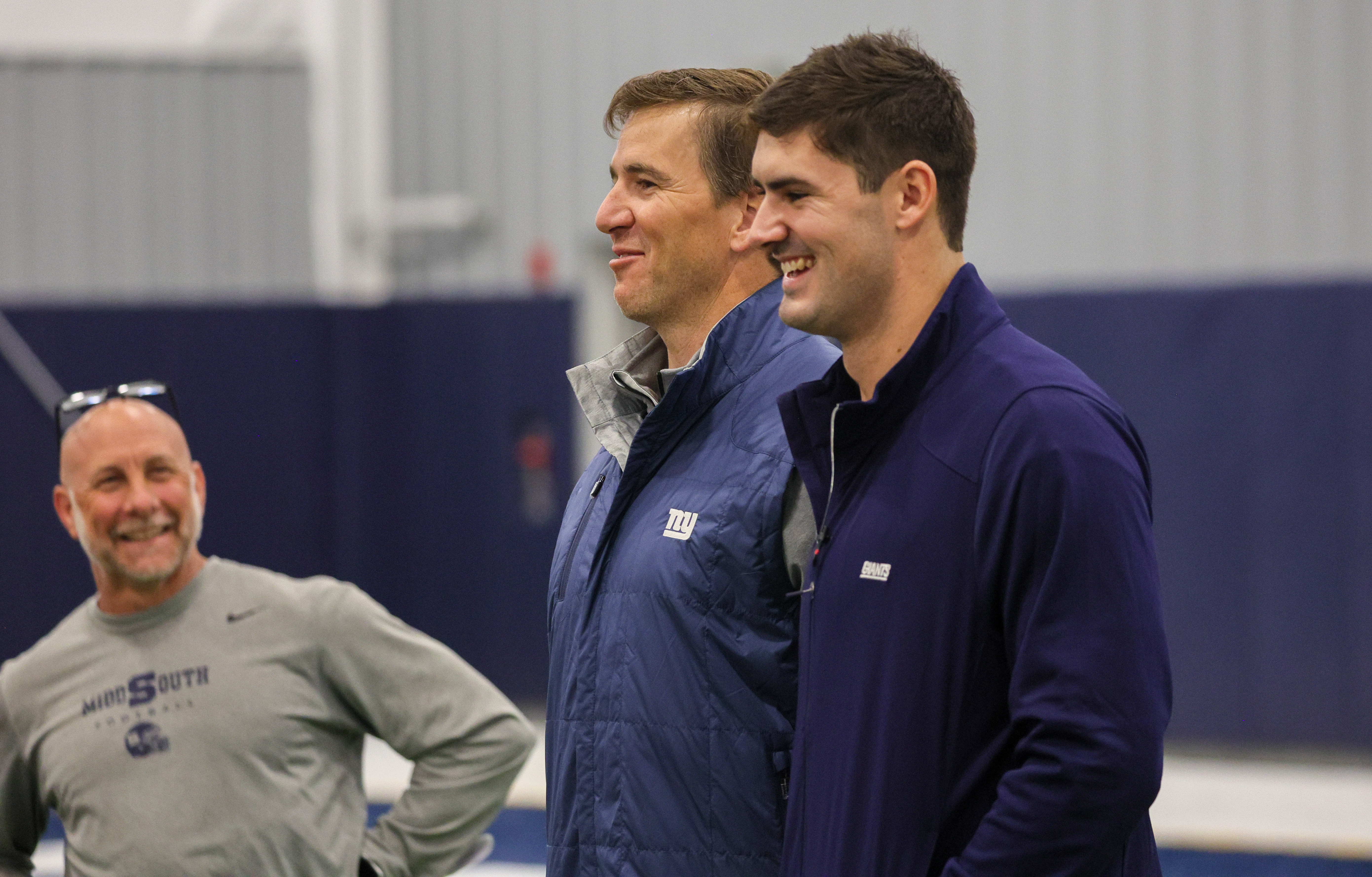 Daniel Jones rocking an Eli jersey at 10 : r/NYGiants