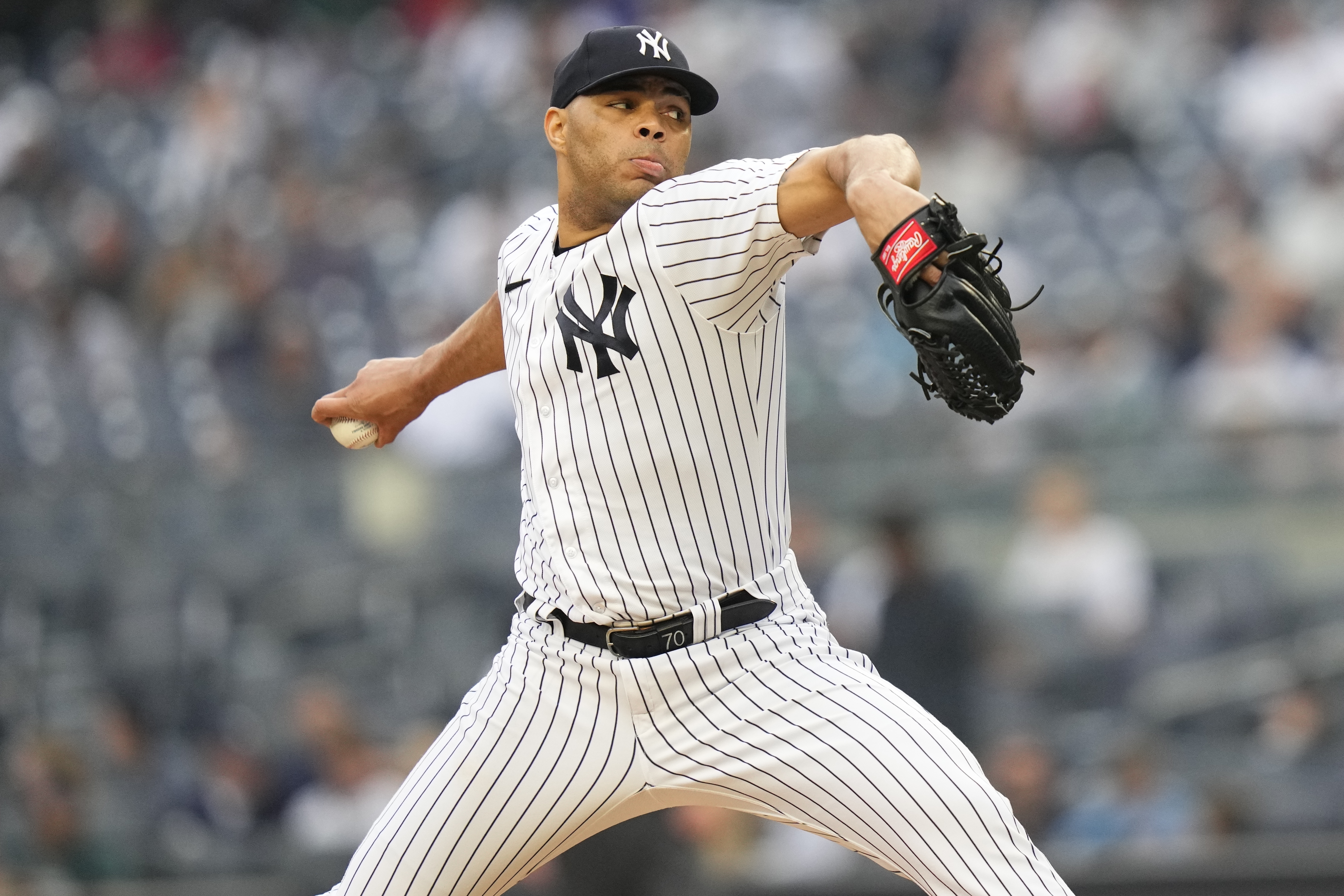 NY Yankees pitcher suspended for season under MLB's domestic violence  policy 