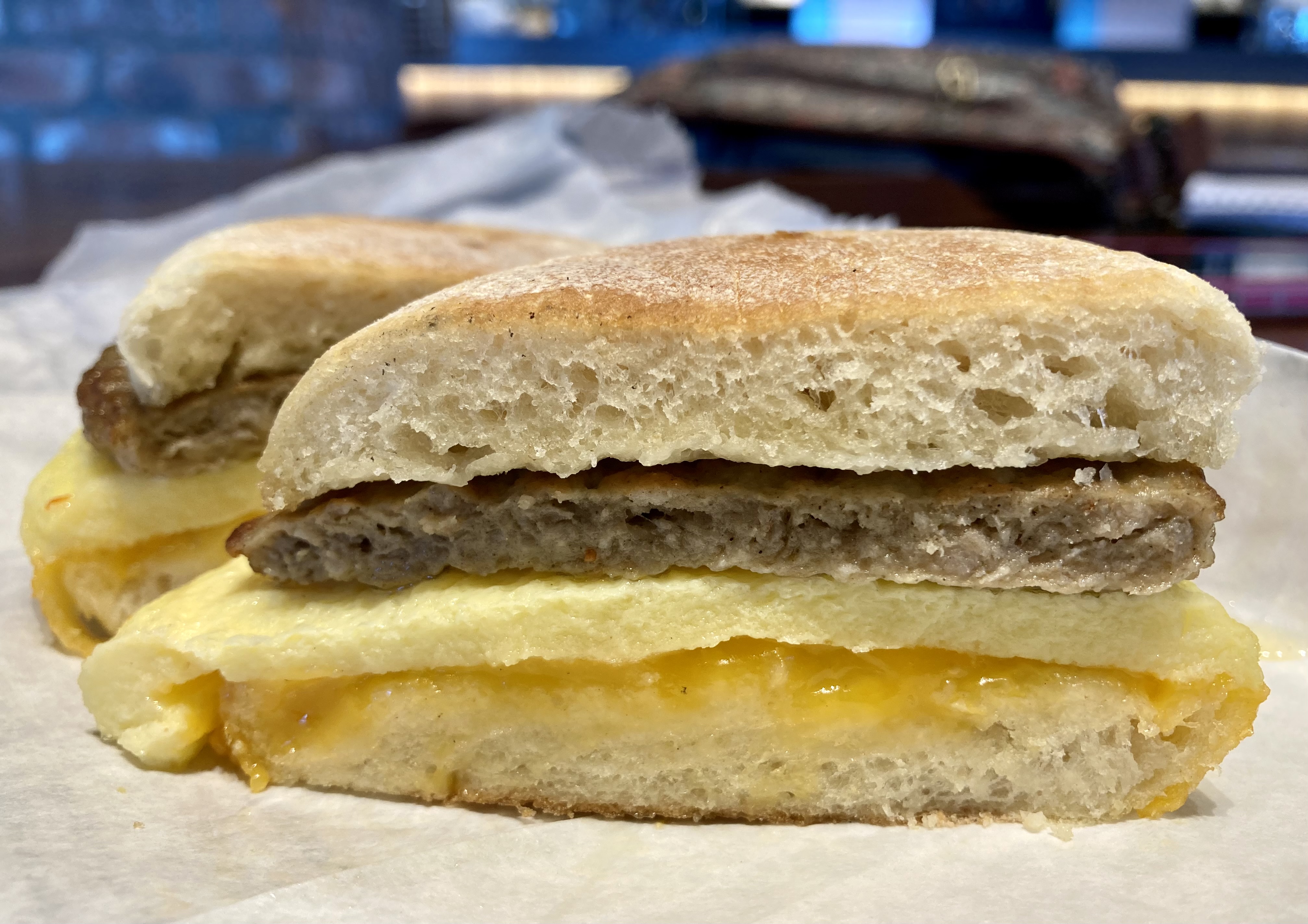 Using Mcdonalds sausage biscuits as bait to catch big fish, McDonald's,  sausage, fish, using Mcdonalds sausage biscuits as bait to catch big  saltwater fish.