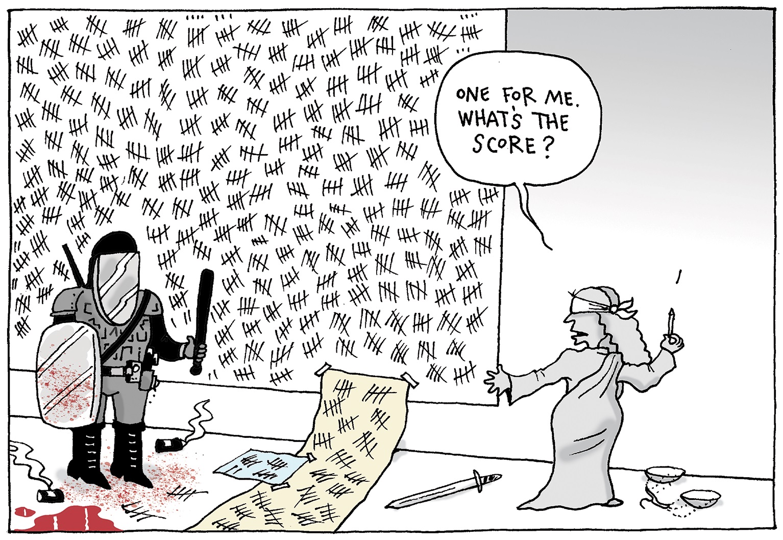 Editorial Cartoons For April 25 21 Chauvin Guilty Verdict Climate Confab Syracuse Com