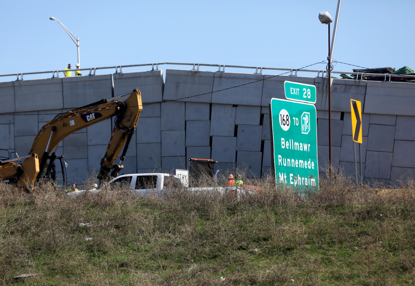 I 295 Project Was 4 Years Behind Schedule Before Retaining Wall Collapsed Dot Says Nj Com