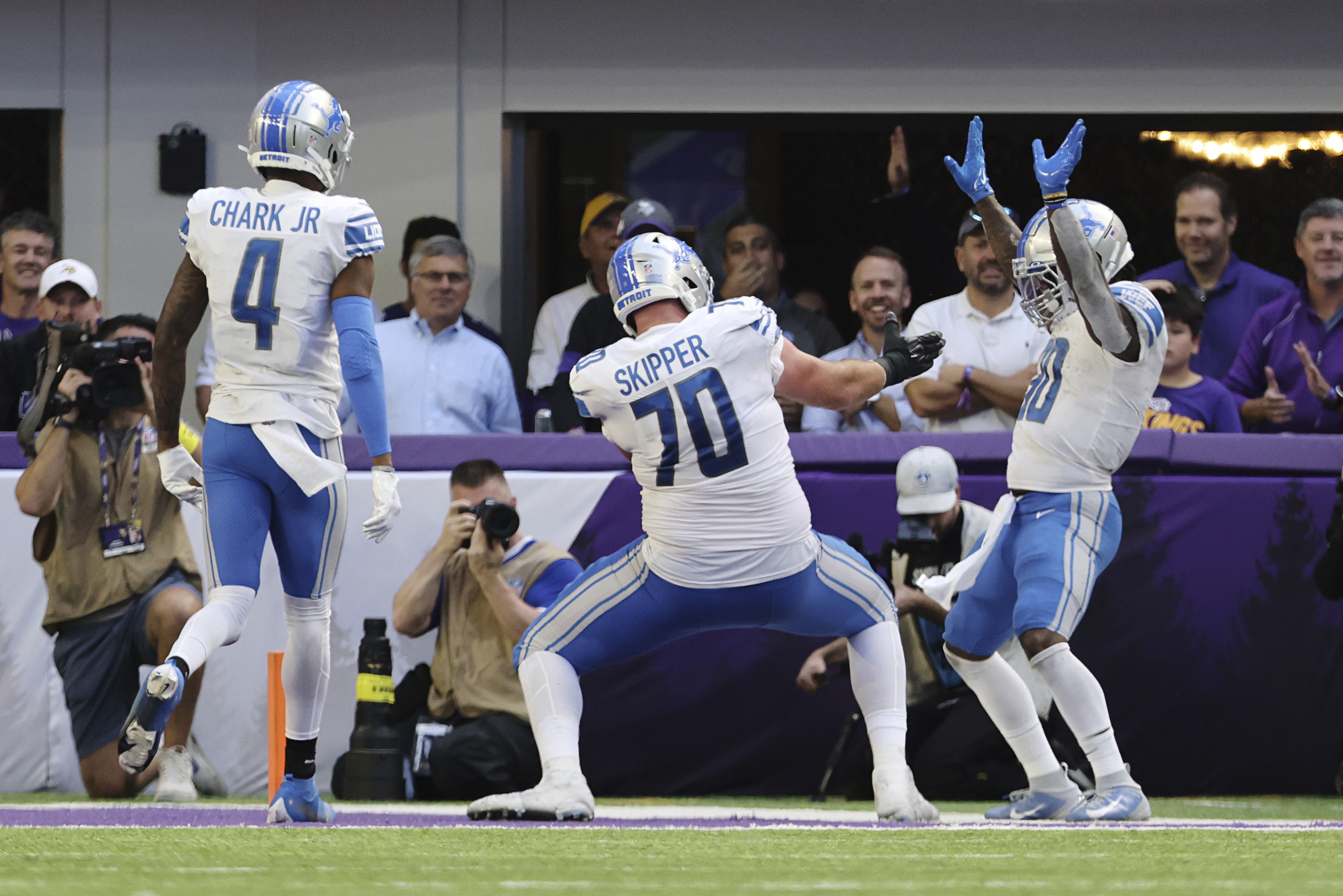 Vikings steal a 28-24 win from the Lions with a last-minute touchdown