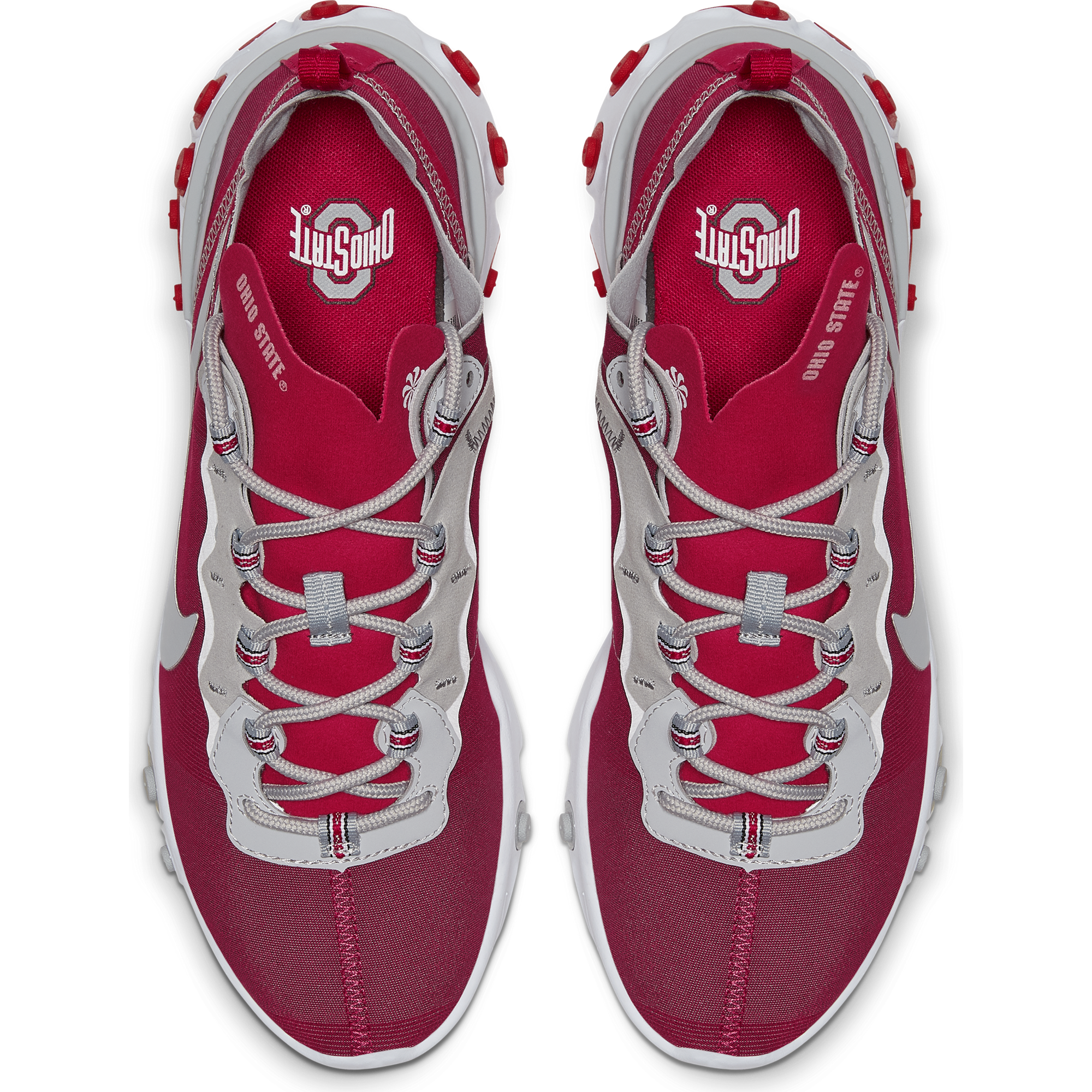 Nike gives its popular React Element 55 shoes the Ohio State 