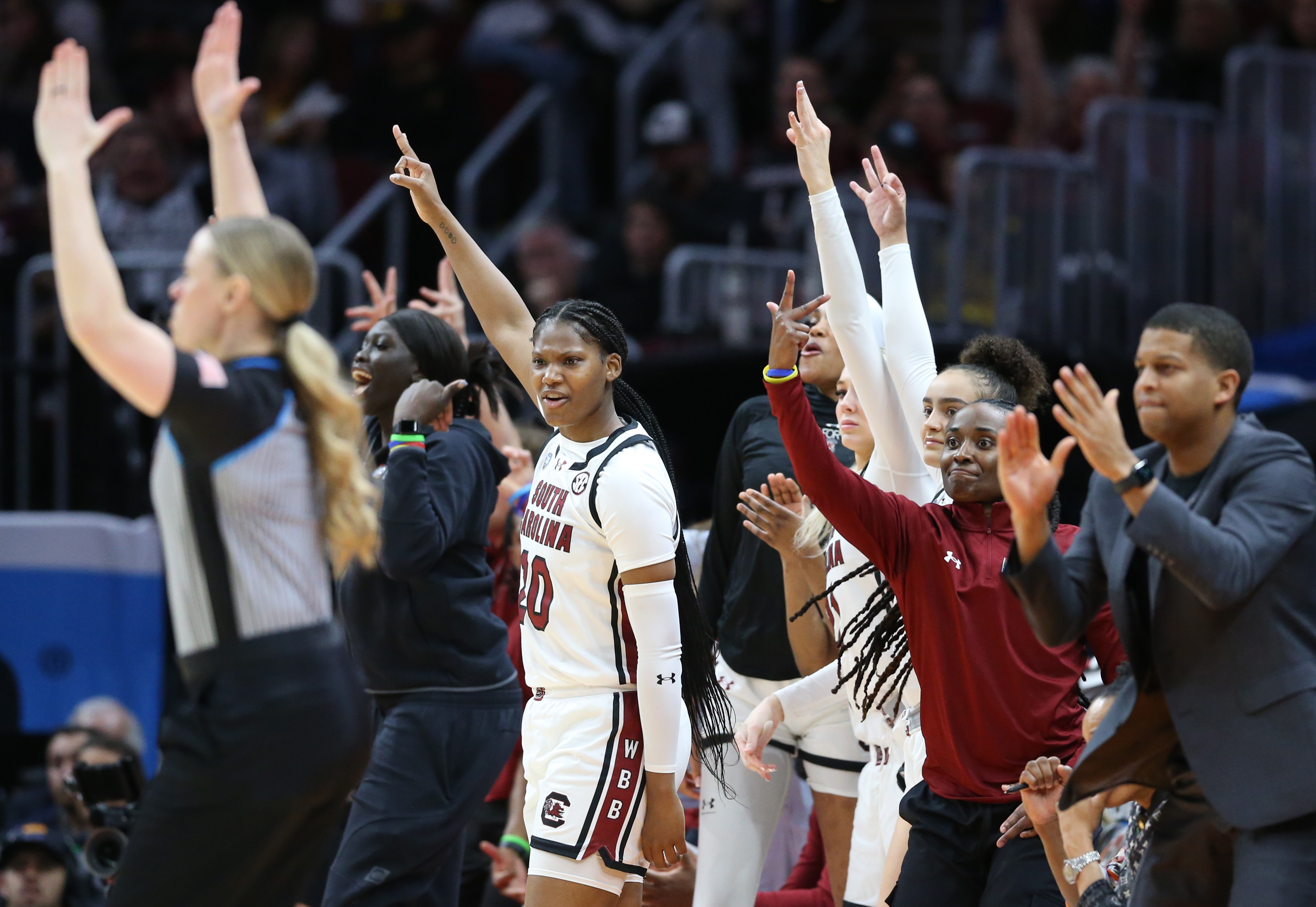 NC State vs. South Carolina in Women's Final Four semifinal, April 5