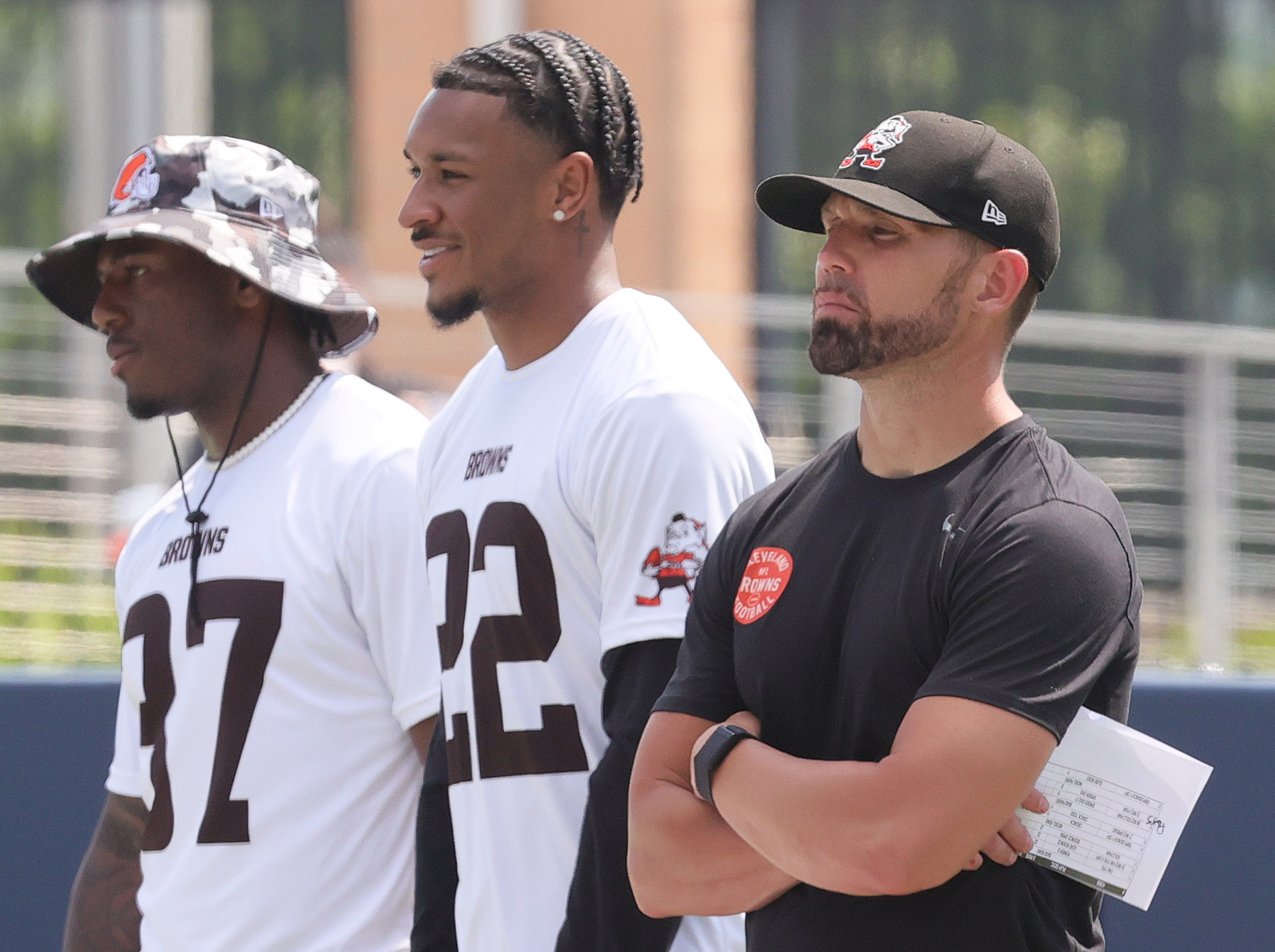 Cleveland Browns minicamp at the Pro Football Hall of Fame stadium, June  15, 2022 