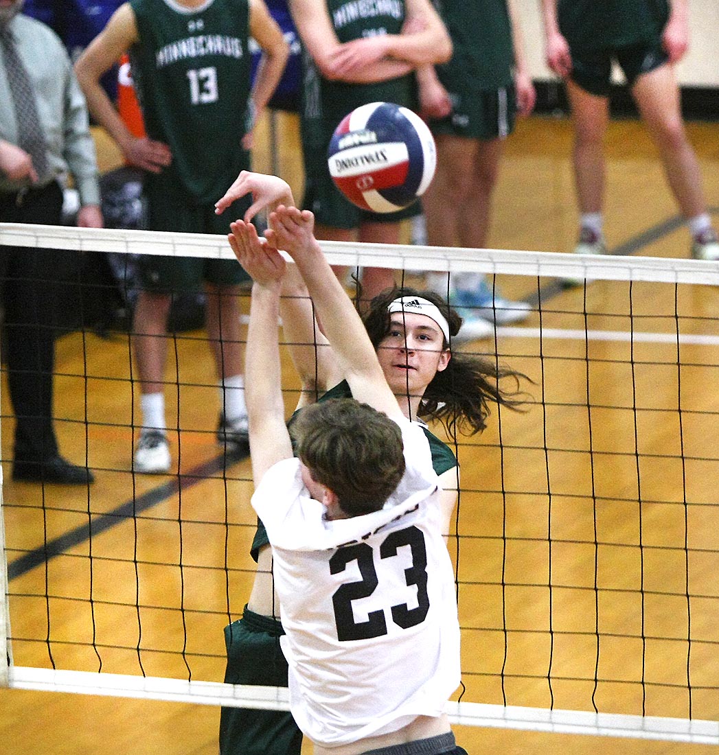 Minnechaug vs Belchertown boys Volleyball 3/31/22 - masslive.com