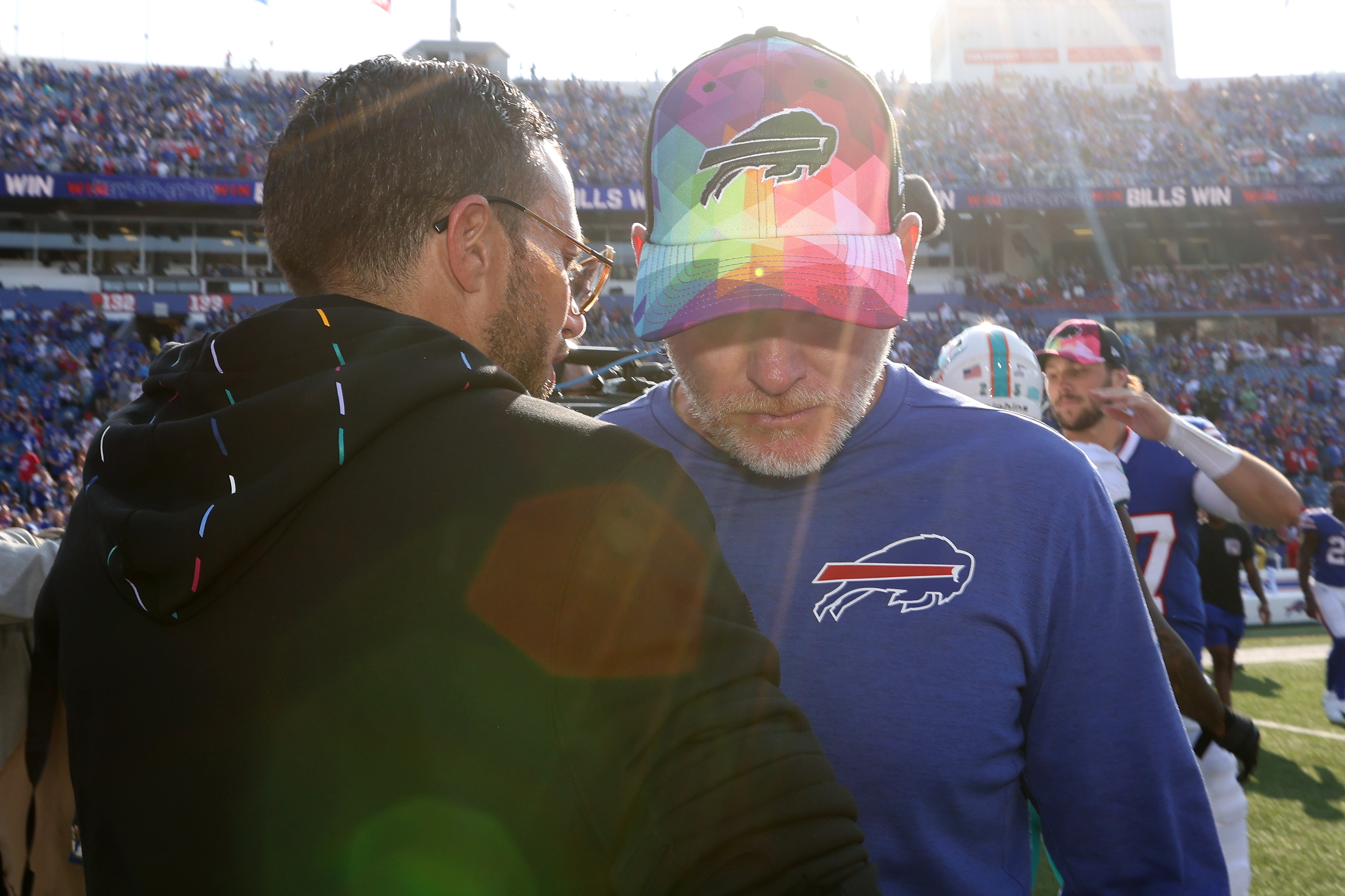 Dolphins' Mike McDaniel offers 4-letter concession to Buffalo Bills' Sean  McDermott following loss 