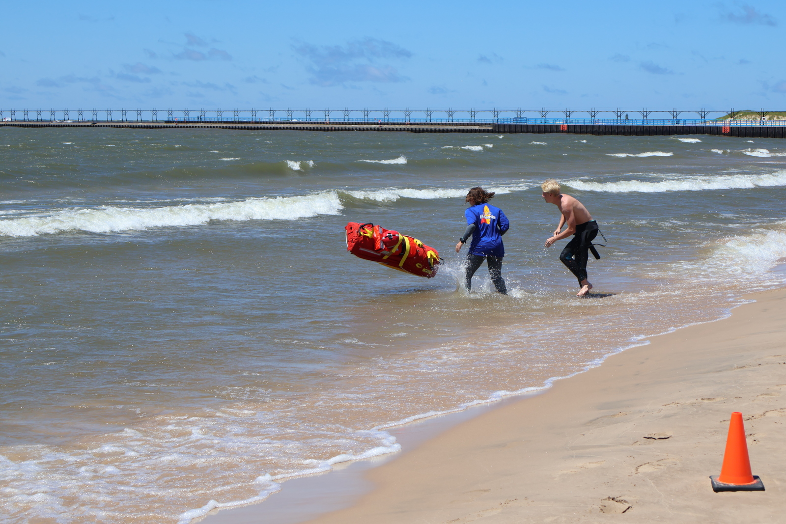 Lifesaving robots arrive on Lake Michigan beaches - mlive.com