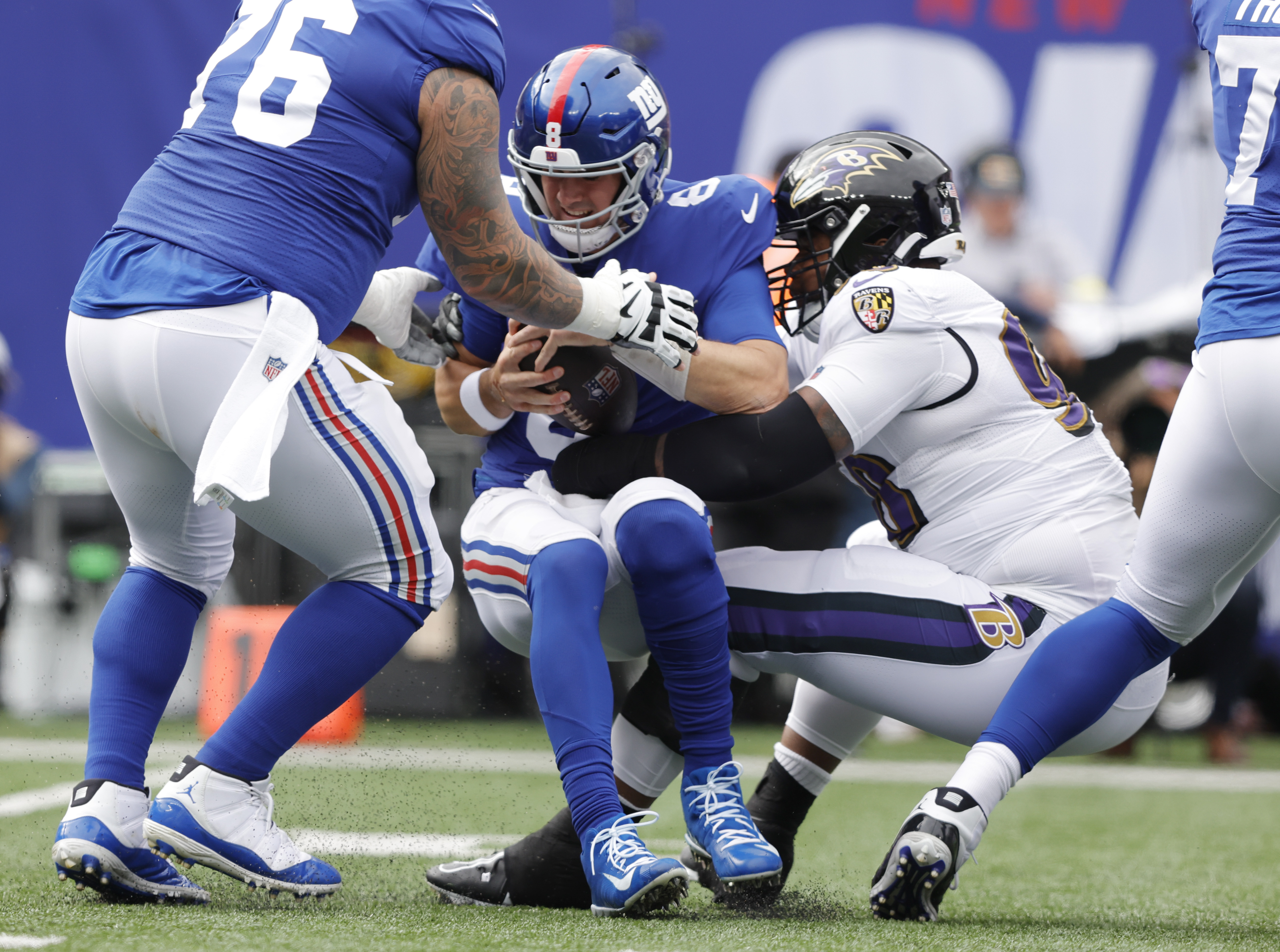 New York Giants vs. Baltimore Ravens at MetLife Stadium, Oct. 16