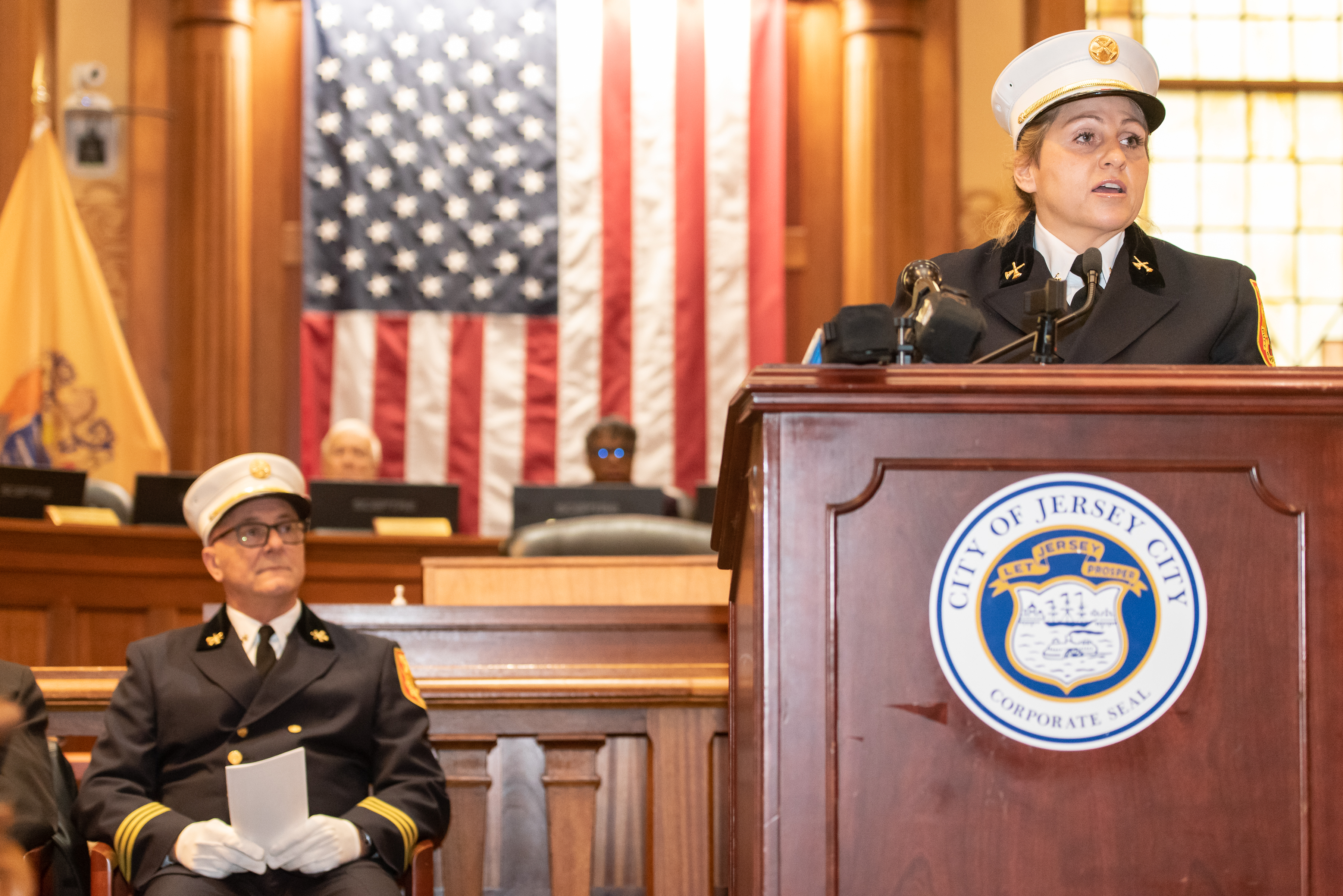 Jersey City swears in its first female deputy fire chief - nj.com
