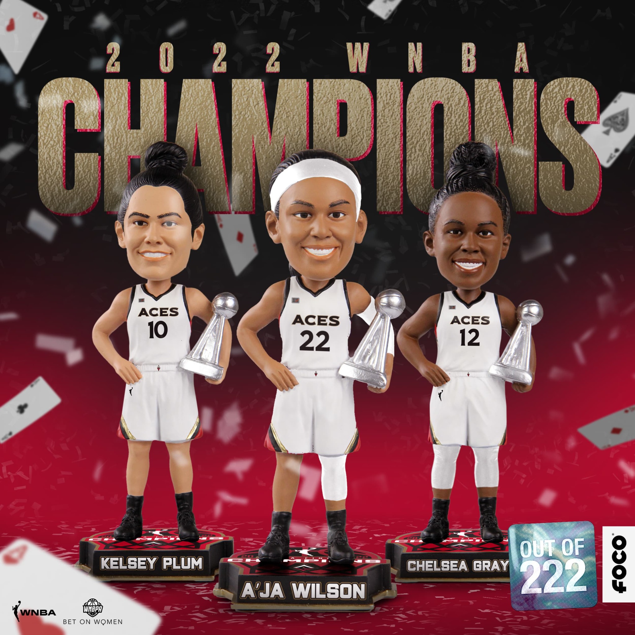 Las Vegas Aces WinCraft 2023 WNBA Finals Champions Collector's
