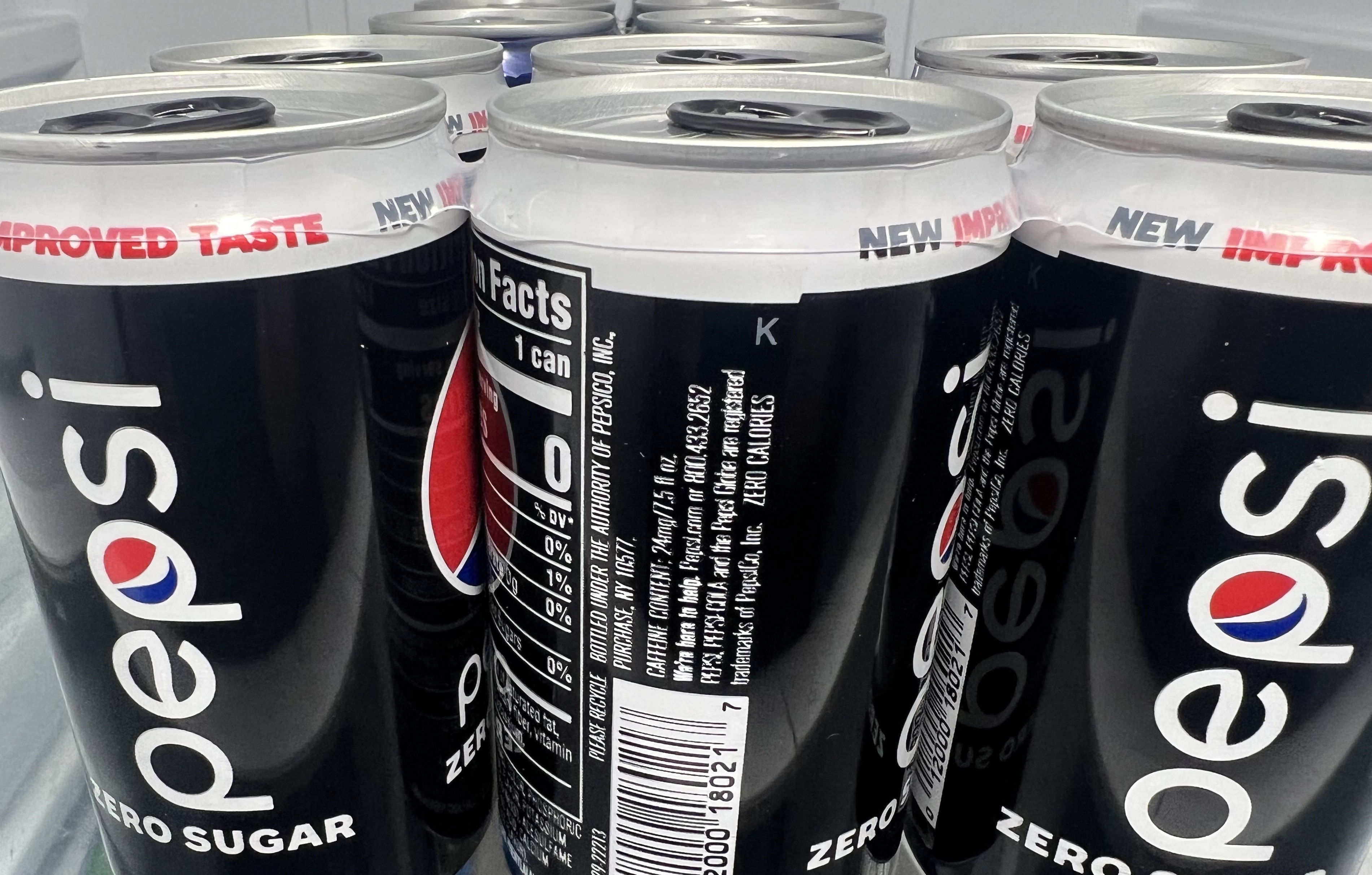Pepsi Zero Sugar with Updated Formulation