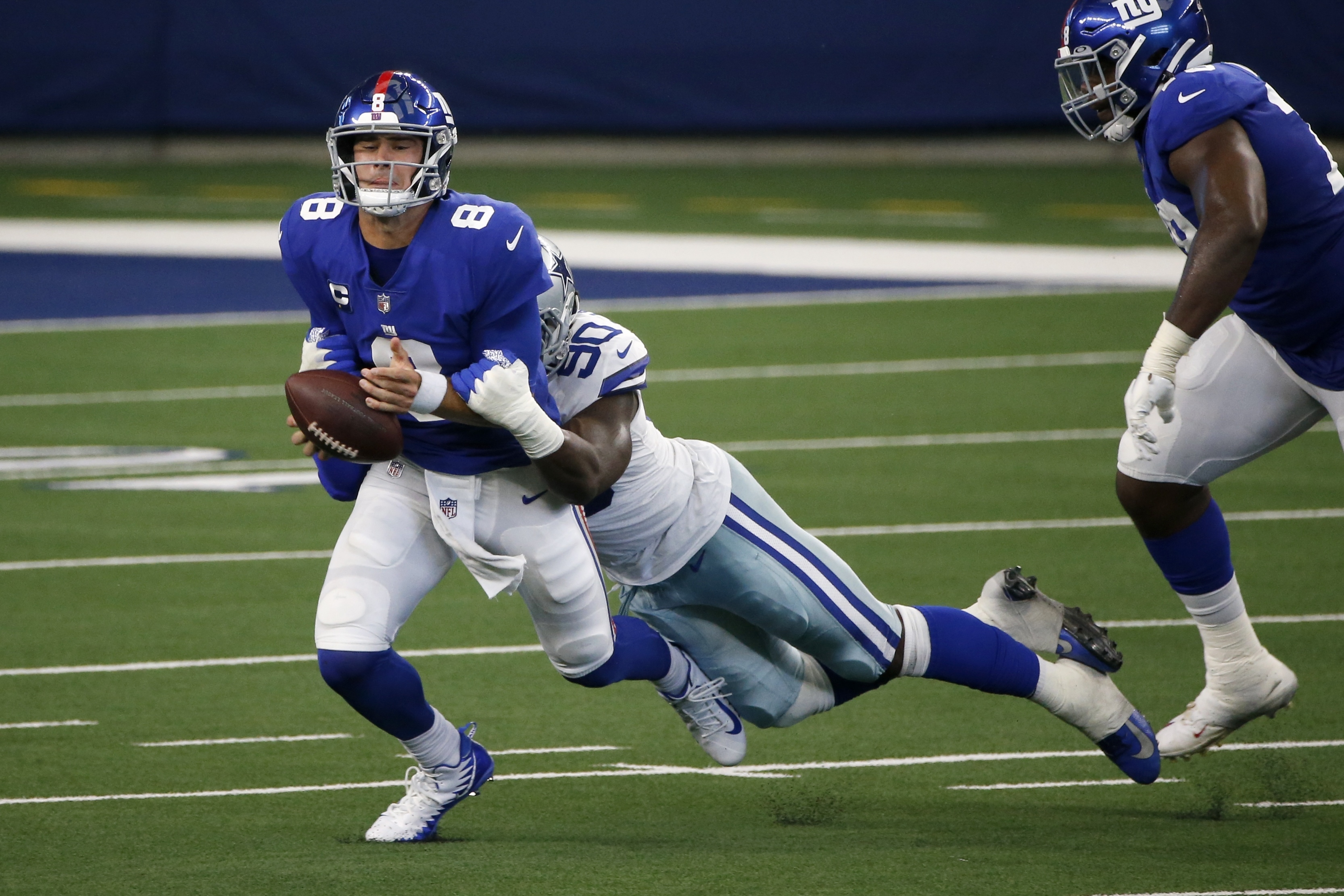 6 Giants to blame for loss to Cowboys: Cam Fleming's brutal error, Daniel  Jones turnovers (shocker), and more 