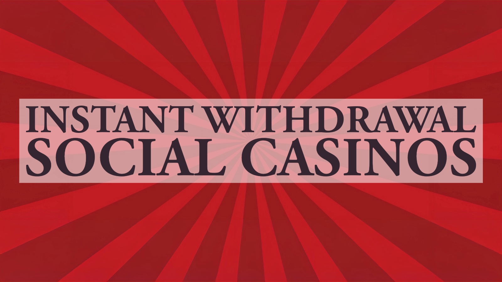 Interface du casino en ligne Instant Casino