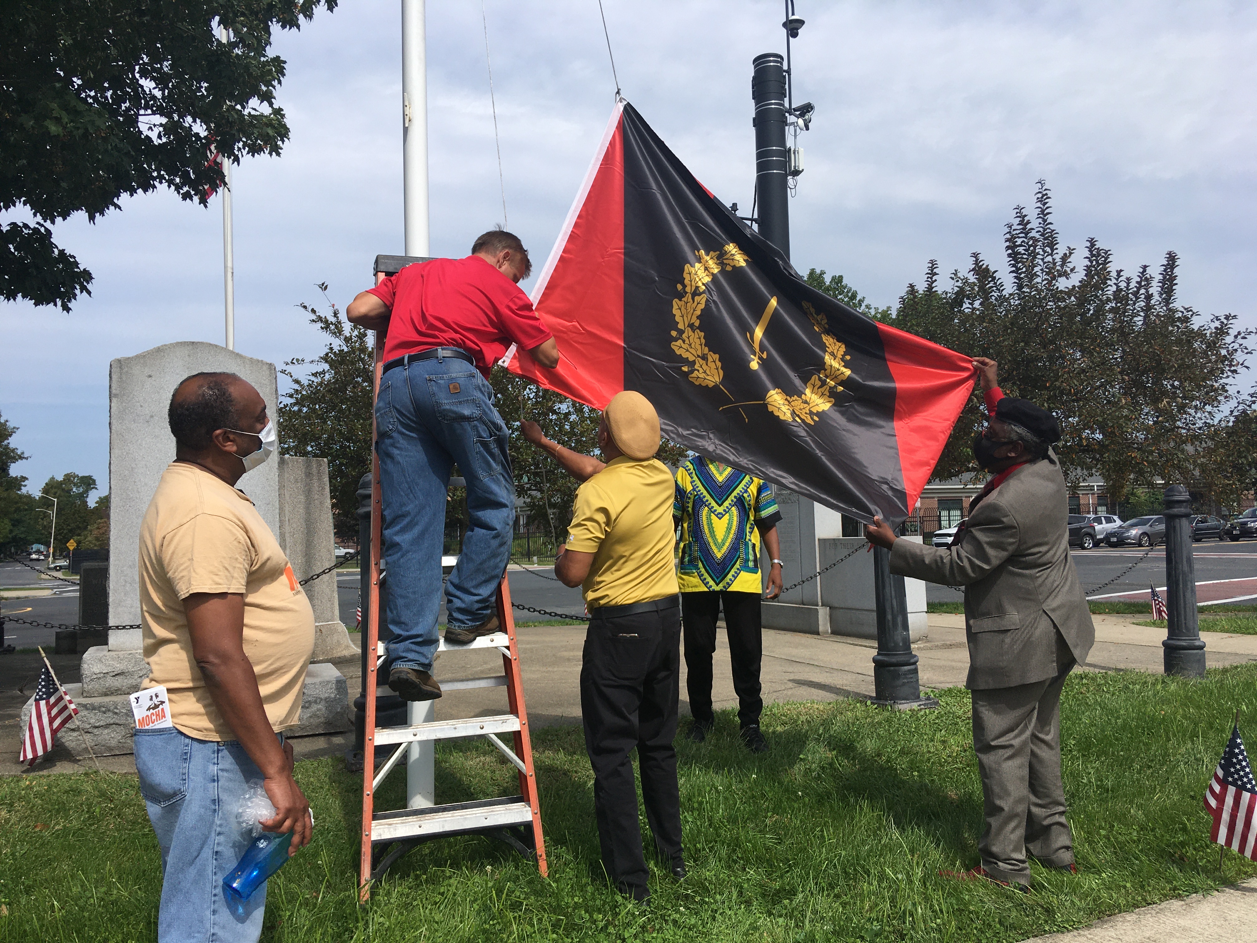 Raising Of The African American Heritage Flag Honors