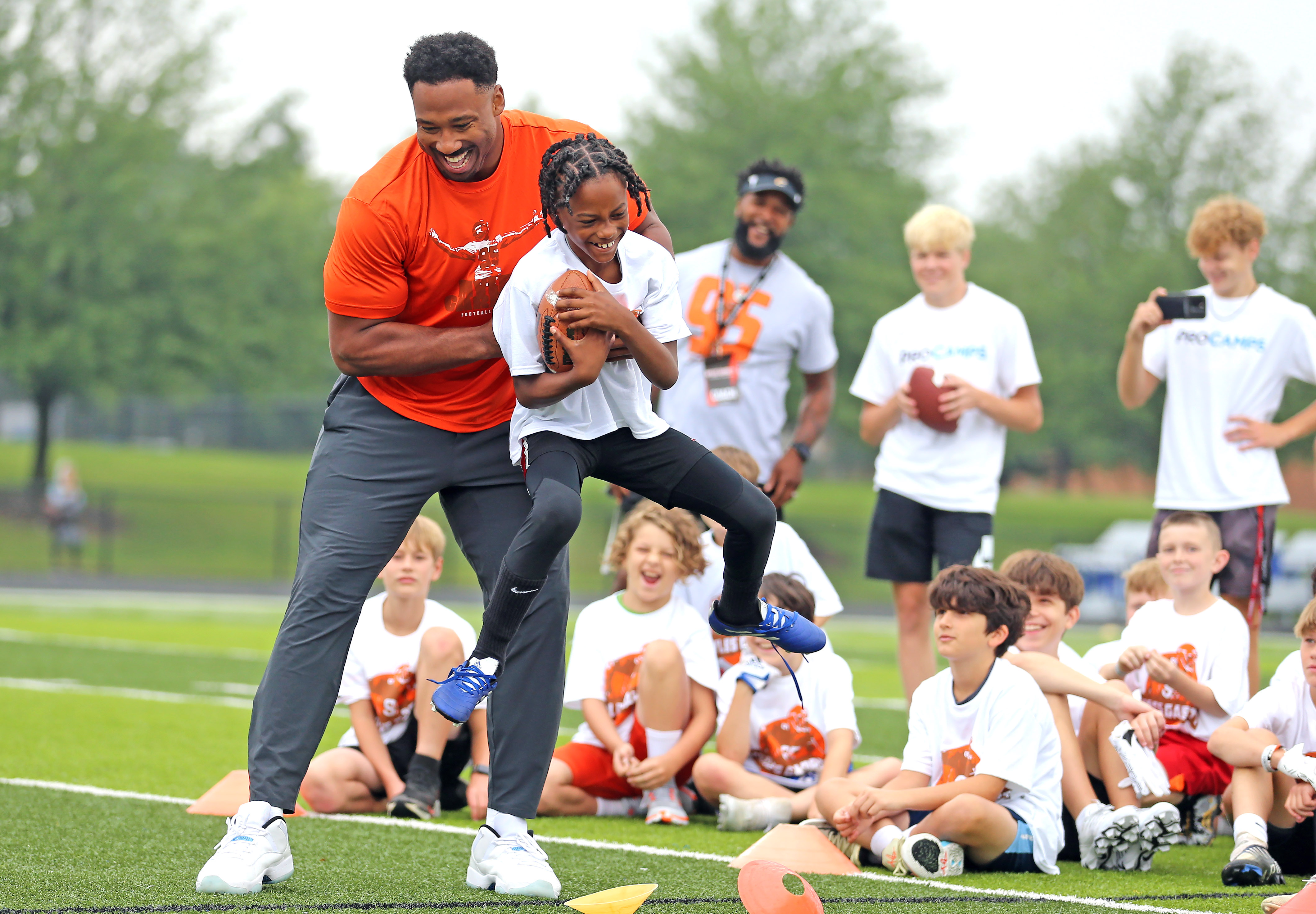 PHOTOS: Myles Garrett Youth Football Camp, June 27, 2023 – News-Herald