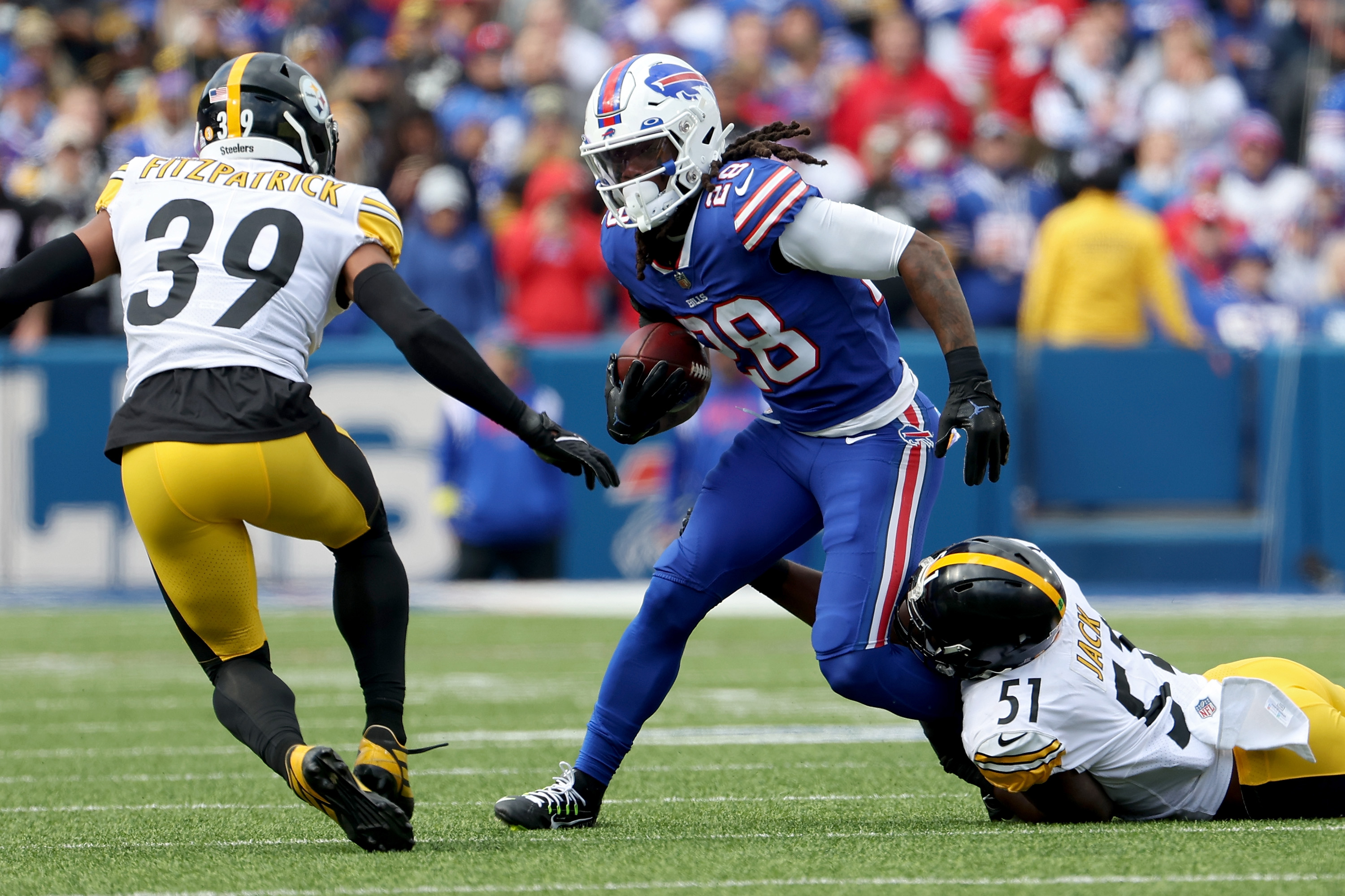 Stefon Diggs, Khalil Shakir discuss the Buffalo Bills' 38-3 win vs.  Pittsburgh Steelers