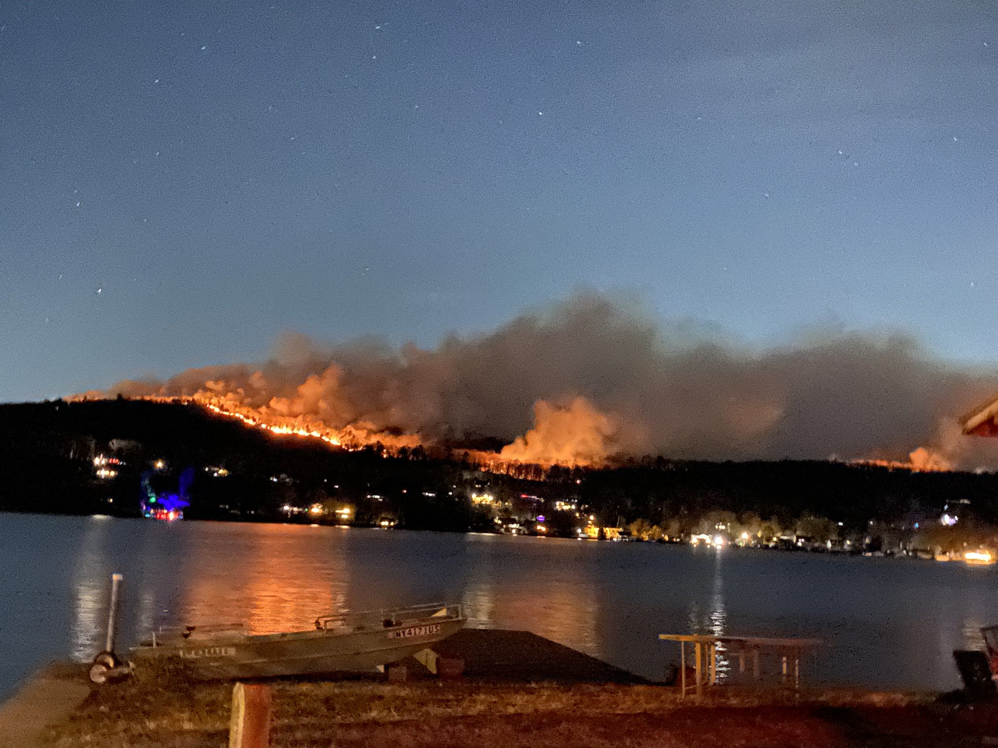 Massive N.J. wildfire grows to 2,500 acres, none contained yet